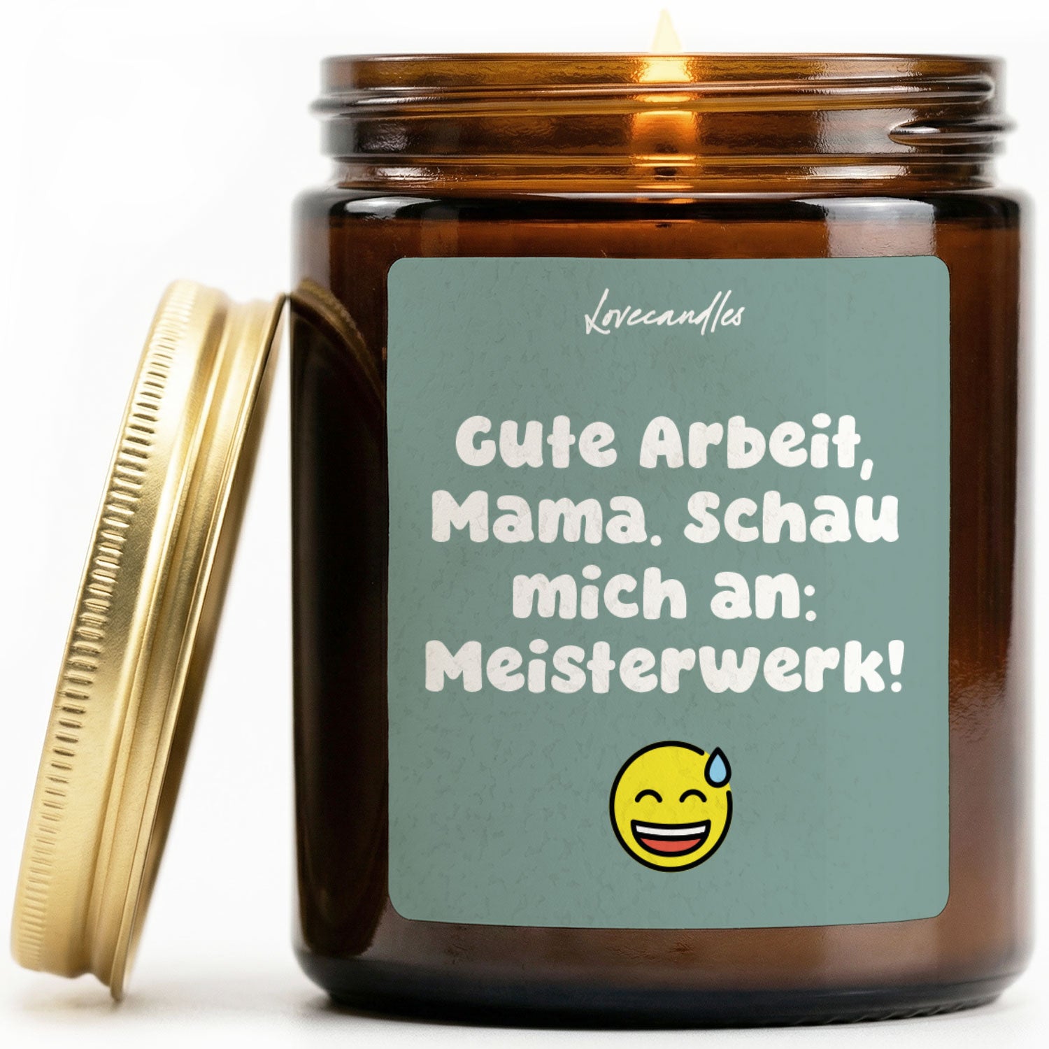 Vanille Duftkerze - Gute Arbeit,
Mama. Schau mich an: Meisterwerk!