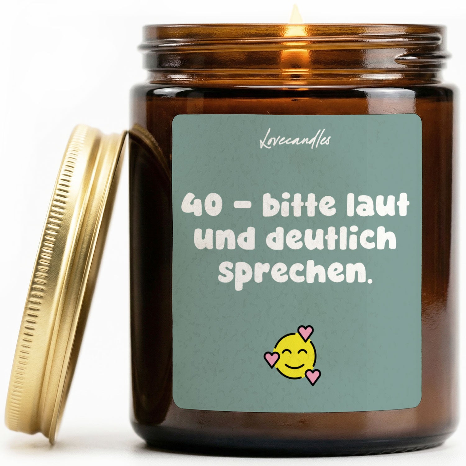 Vanille Duftkerze - 40 - bitte laut und deutlich sprechen.