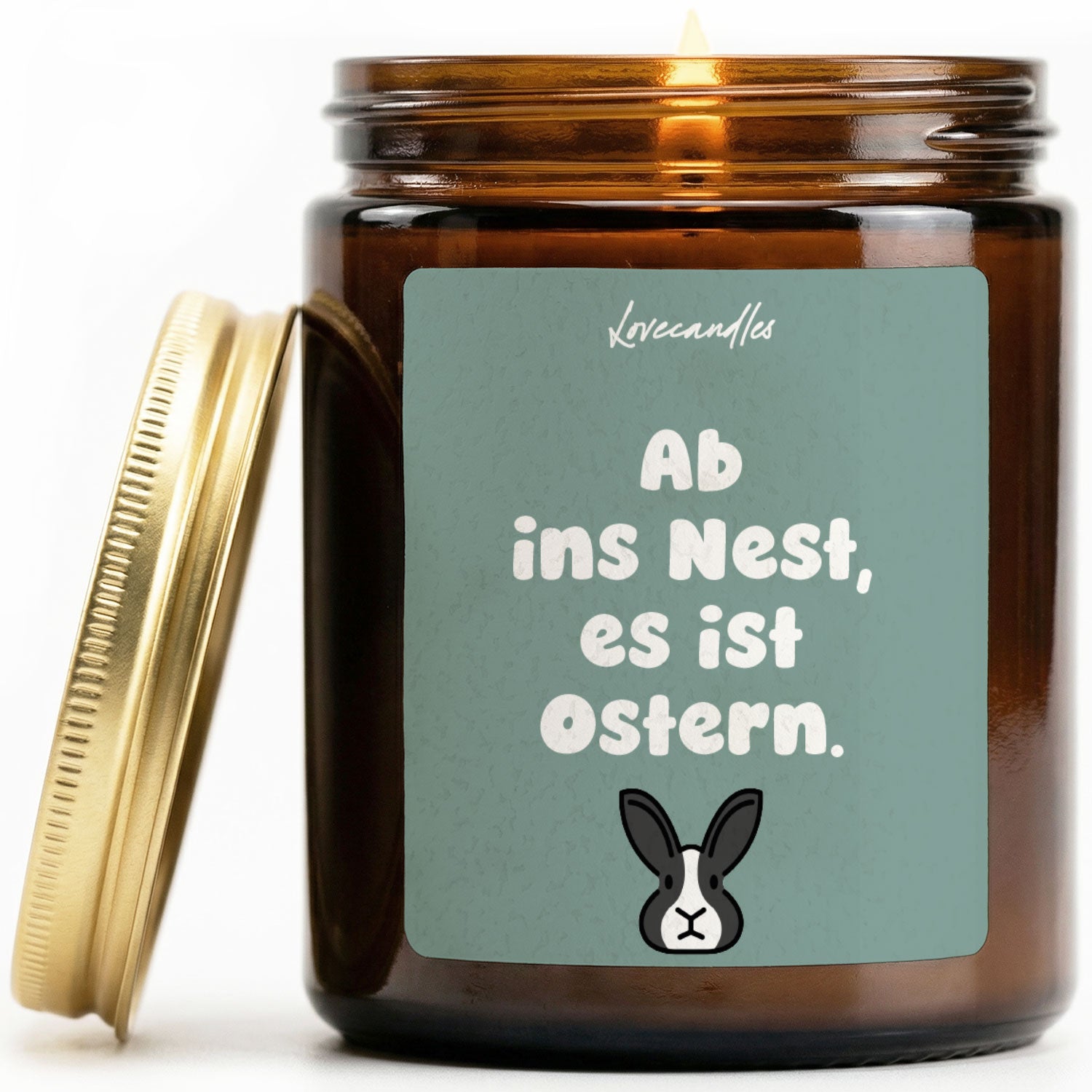 Vanille Duftkerze - Ab ins Nest, es ist Ostern