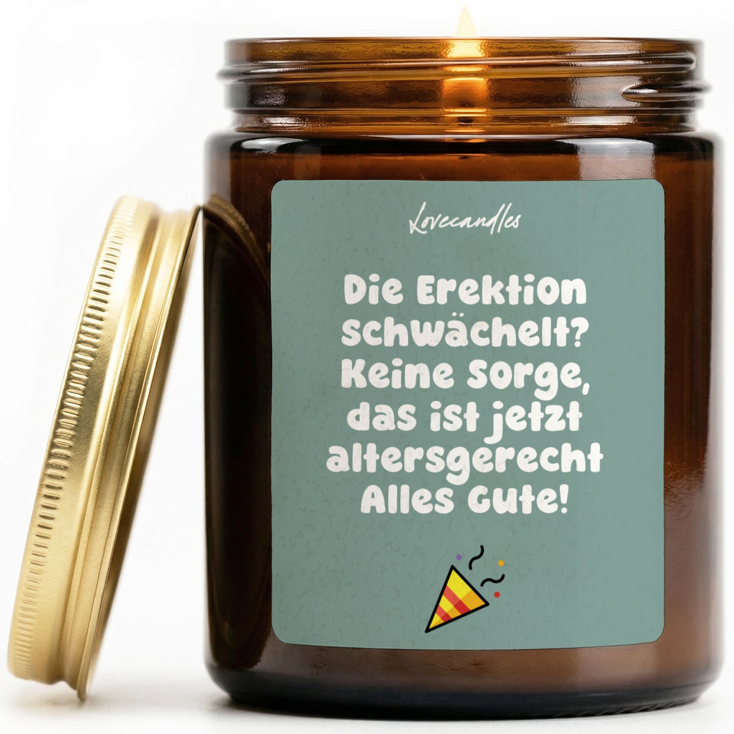 Vanille Duftkerze - Die Erektion schwächelt? Keine Sorge, das ist jetzt altersgerechtAlles Gute!