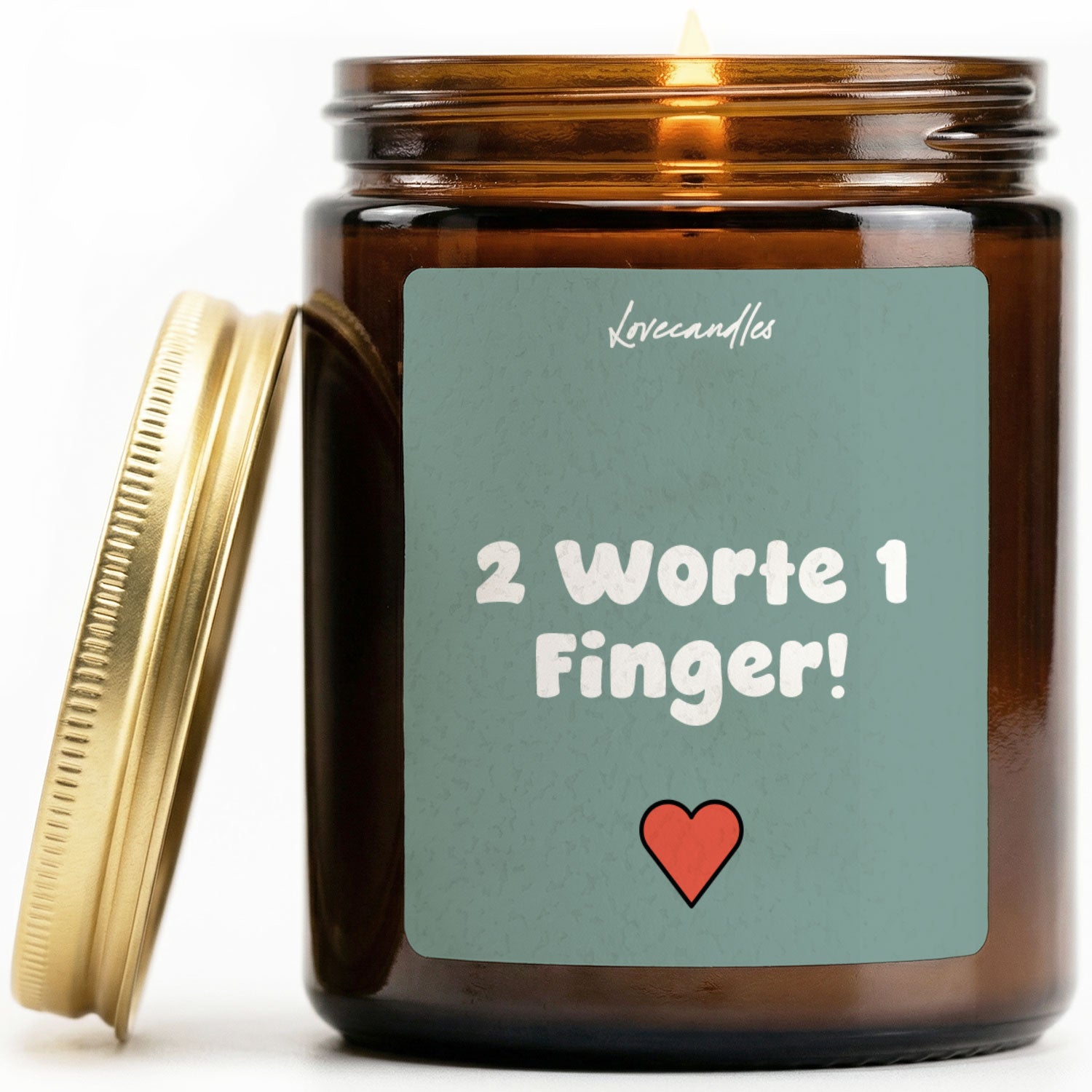Vanille Duftkerze - 2 Worte 1 Finger!