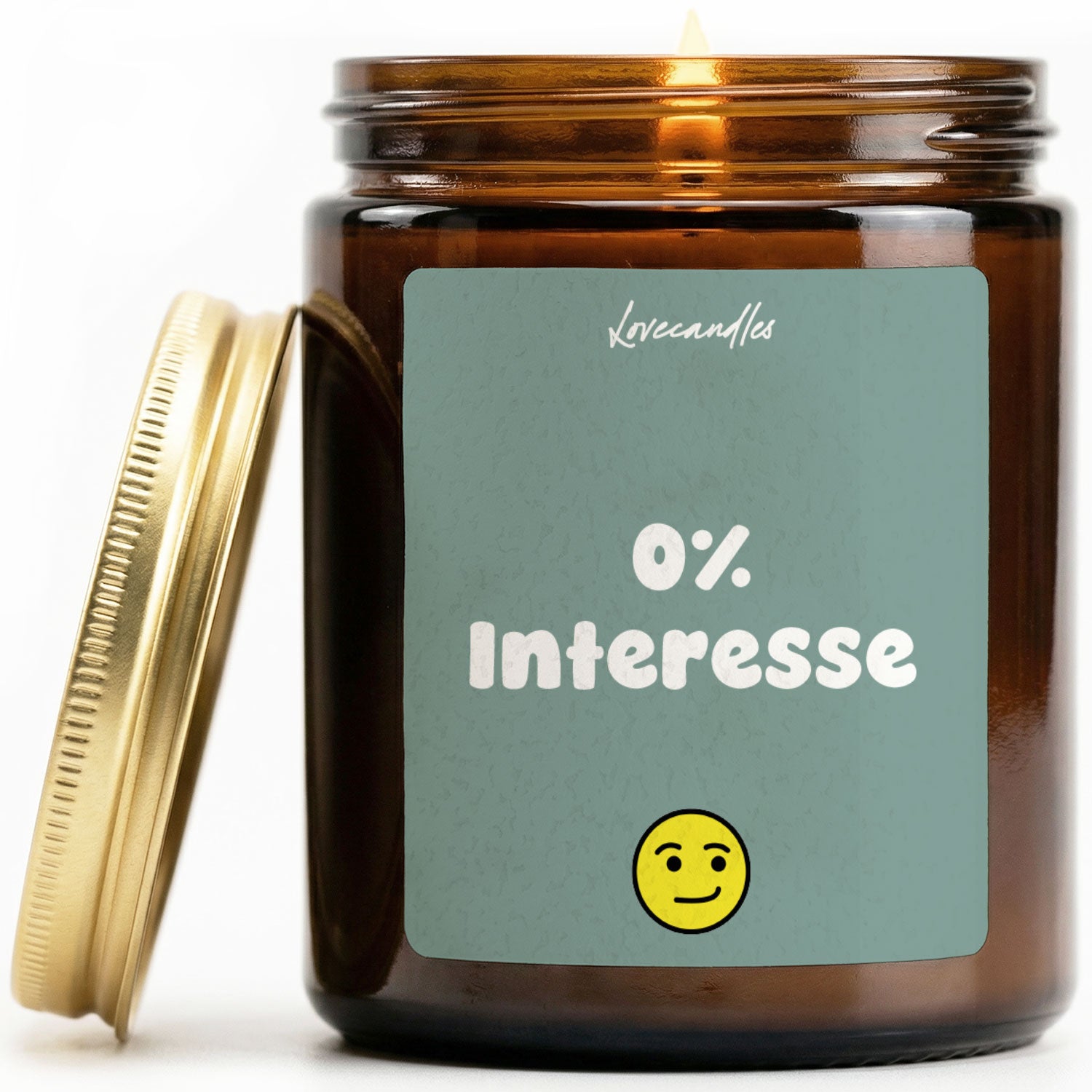 Vanille Duftkerze - 0% Interesse