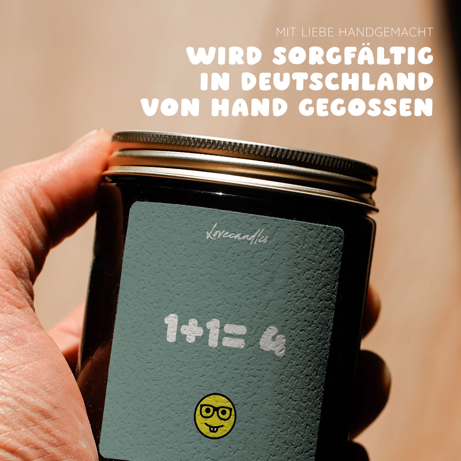 Vanille Duftkerze - 1+1= 4