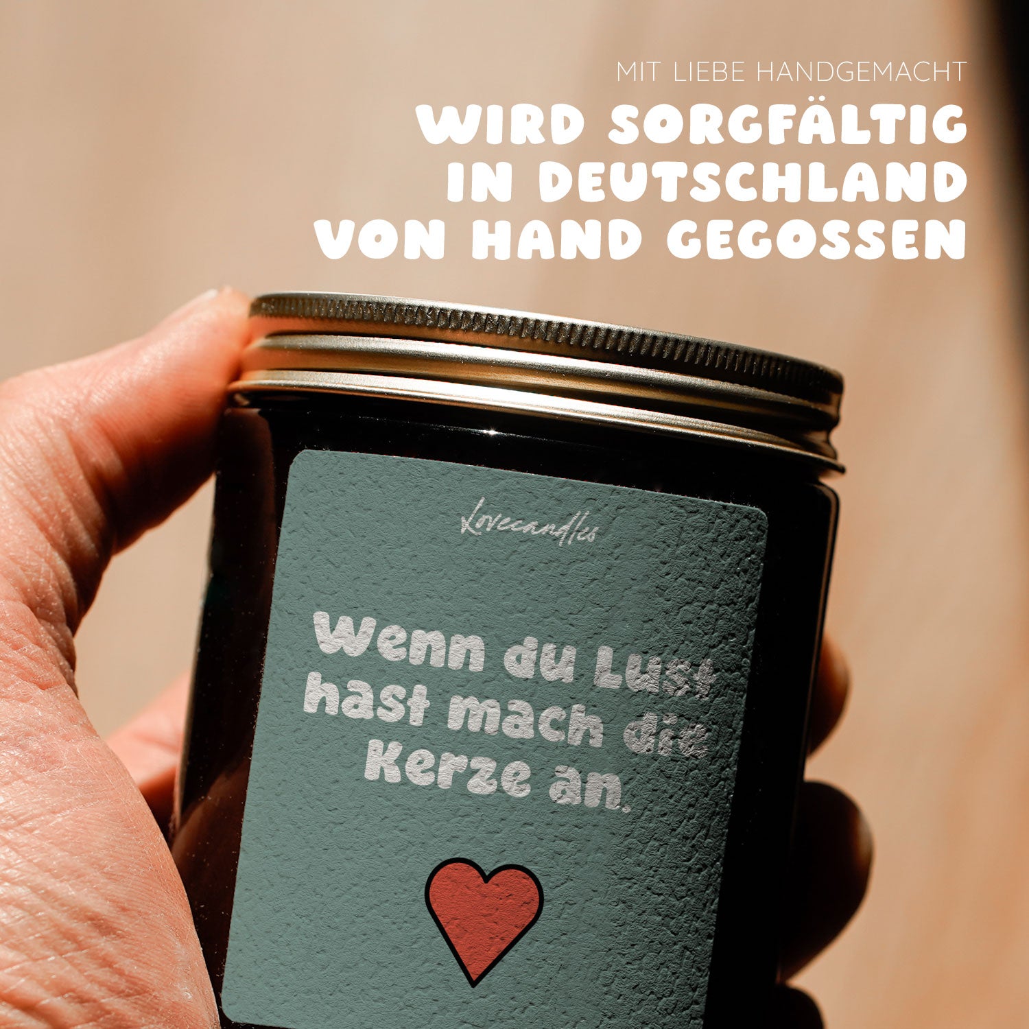 Duftkerze - Wenn du Lust Hast Mach Die Kerze An