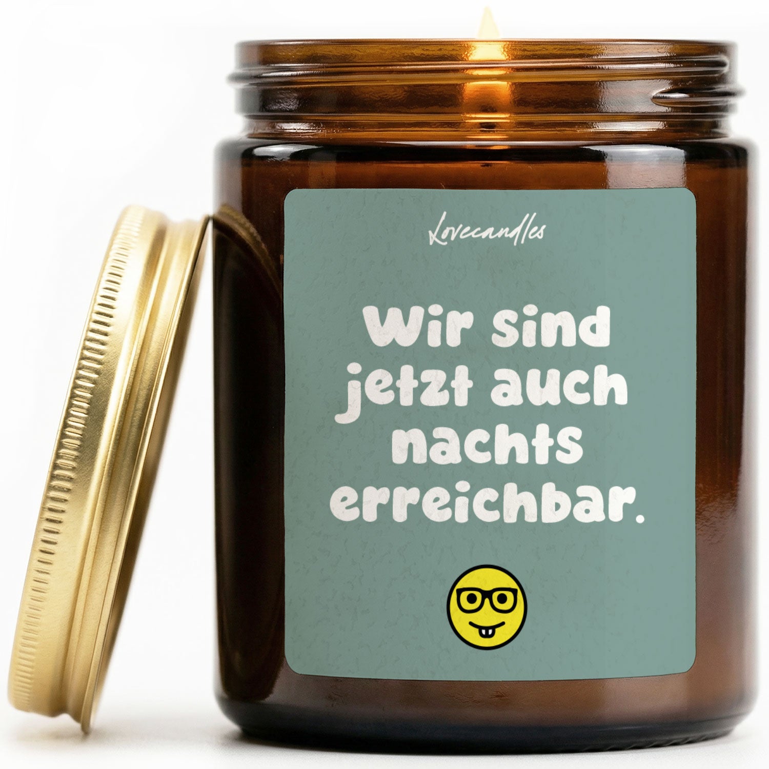 Vanille Duftkerze - Wir Sind Jetzt Auch Nachts Erreichbar