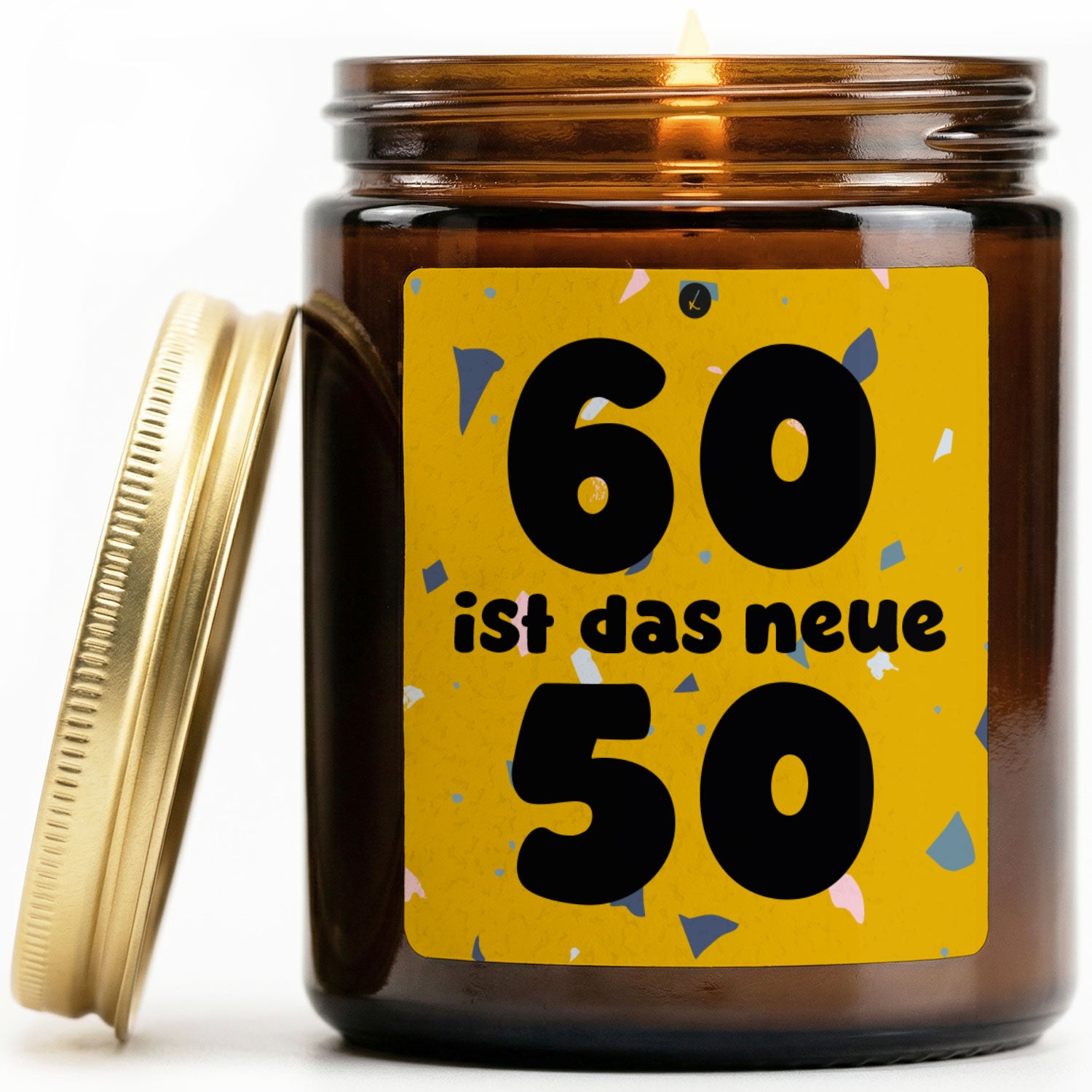 Vanille Duftkerze - 60 ist das neue 50