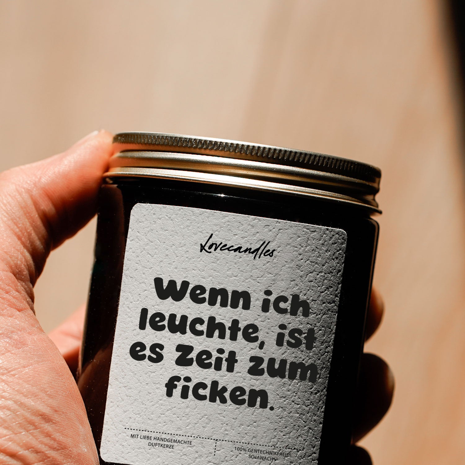 Duftkerze - Wenn ich leuchte, ist es Zeit zum f*cken.