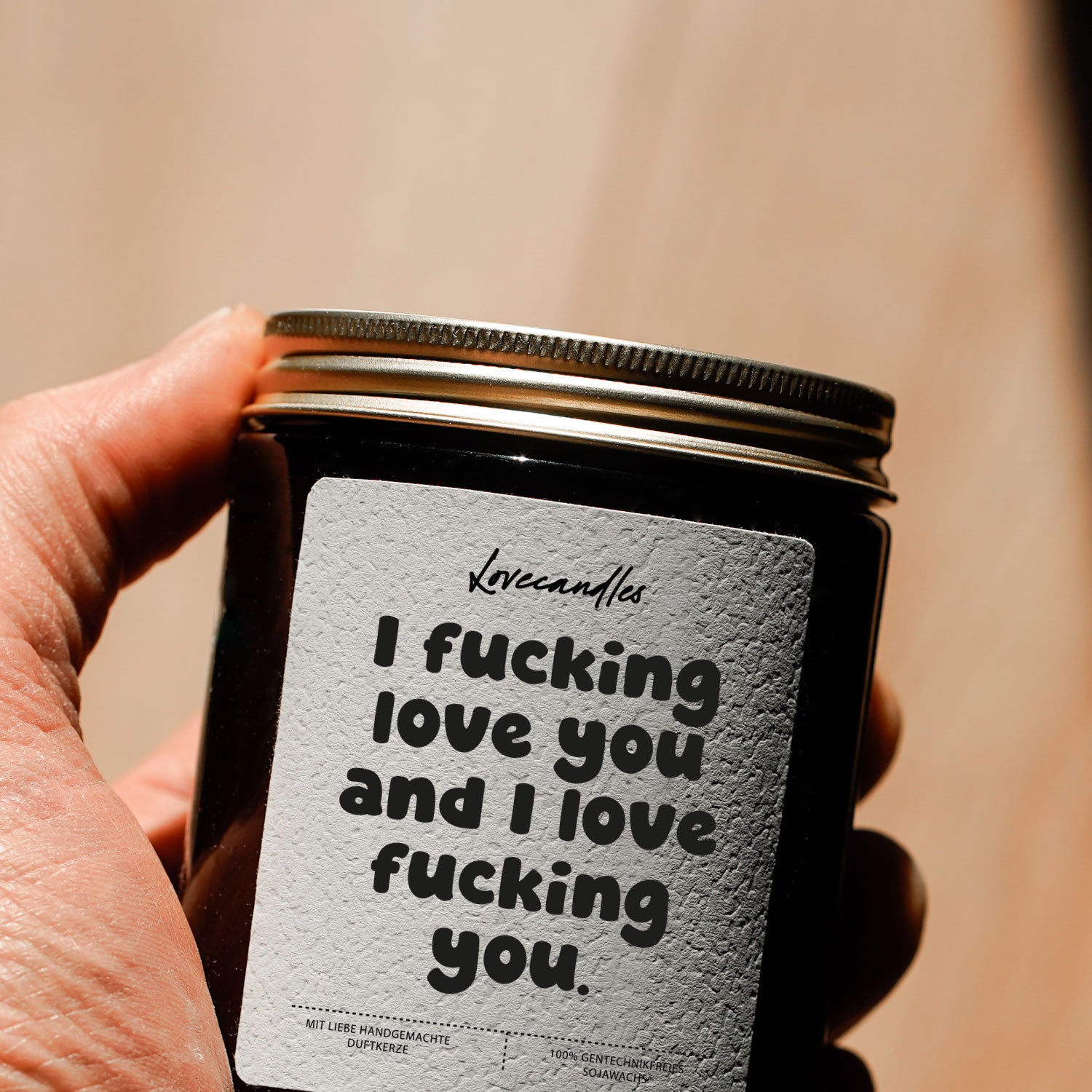 Duftkerze - I f*cking love you and I love f*cking you.