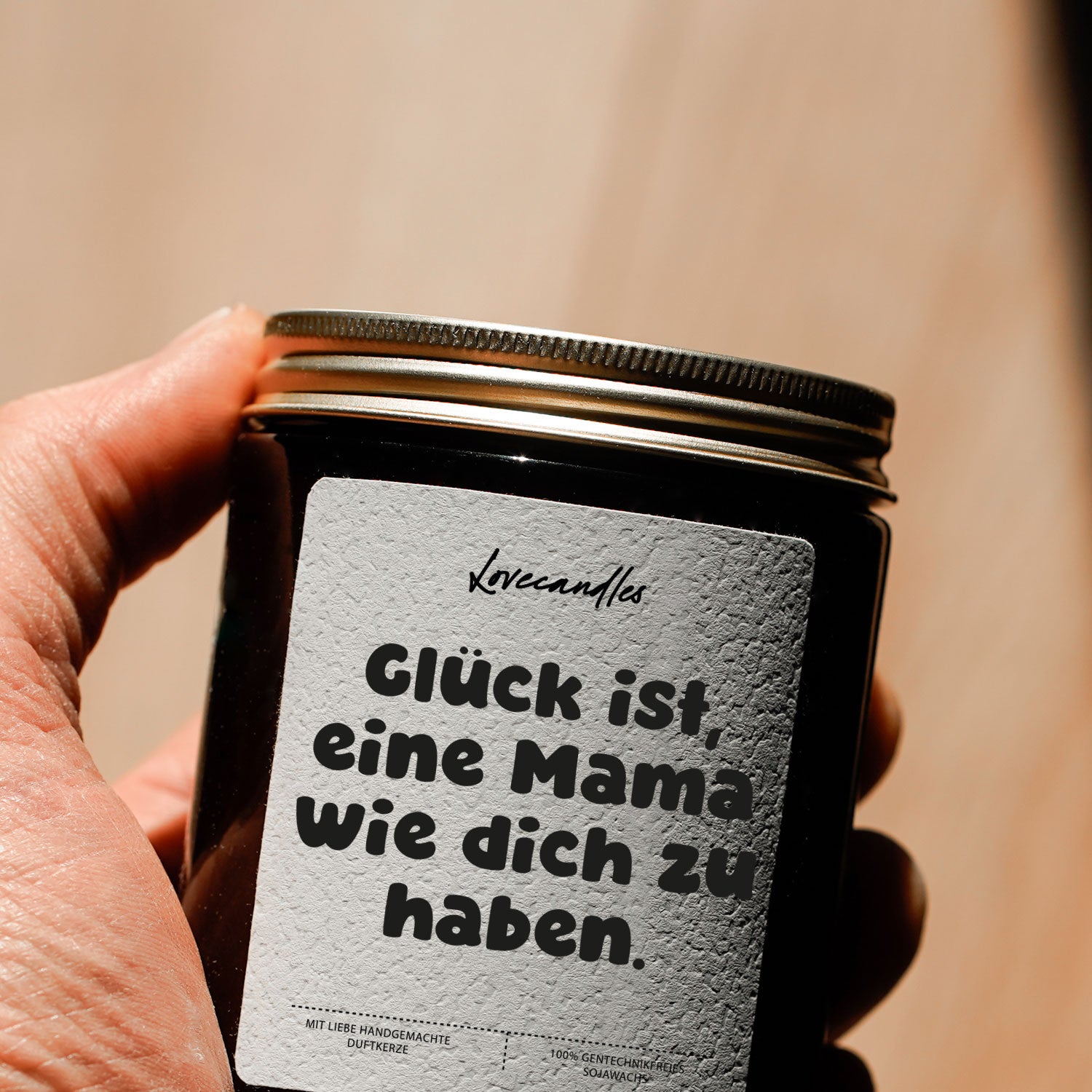 Duftkerze - Glück ist, eine Mama wie dich zu haben.