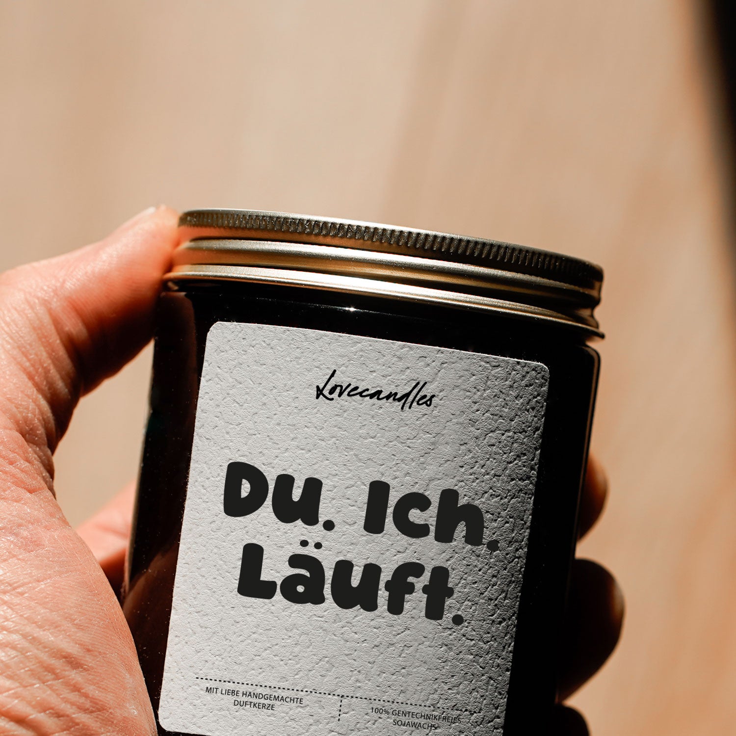 Duftkerze - Du. Ich. Läuft.