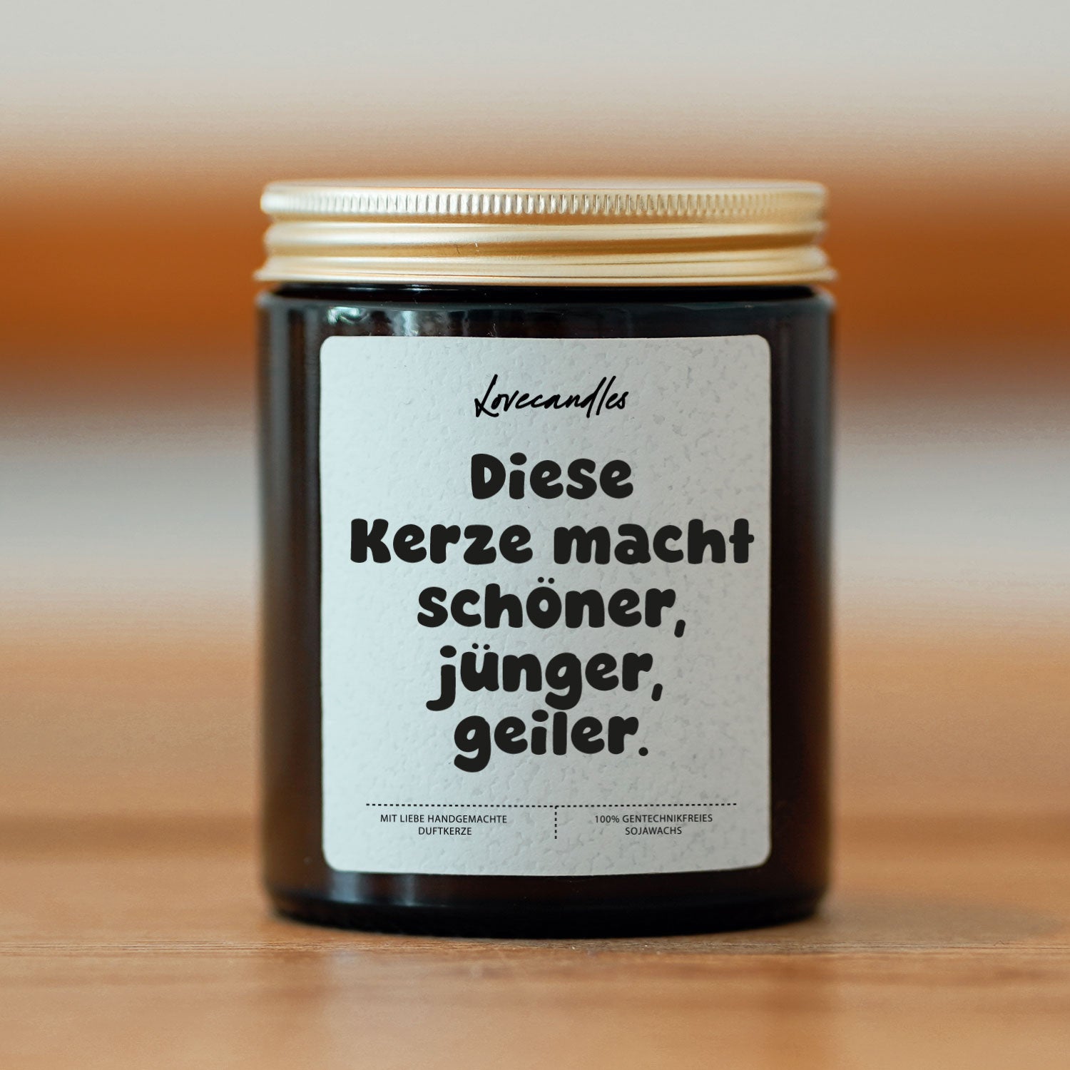 Duftkerze - Diese Kerze macht schöner, jünger, geiler.