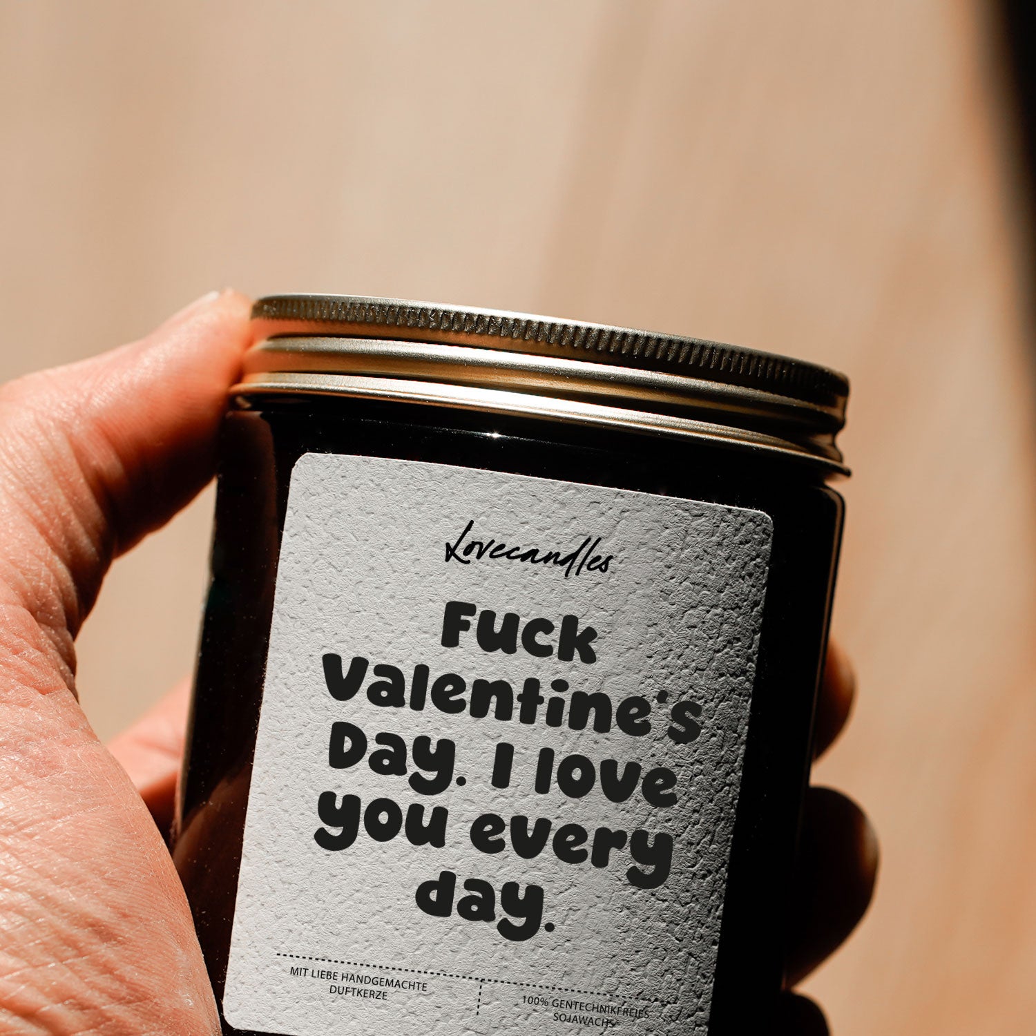 Duftkerze - f*ck Valentine’s Day. I love you every day.