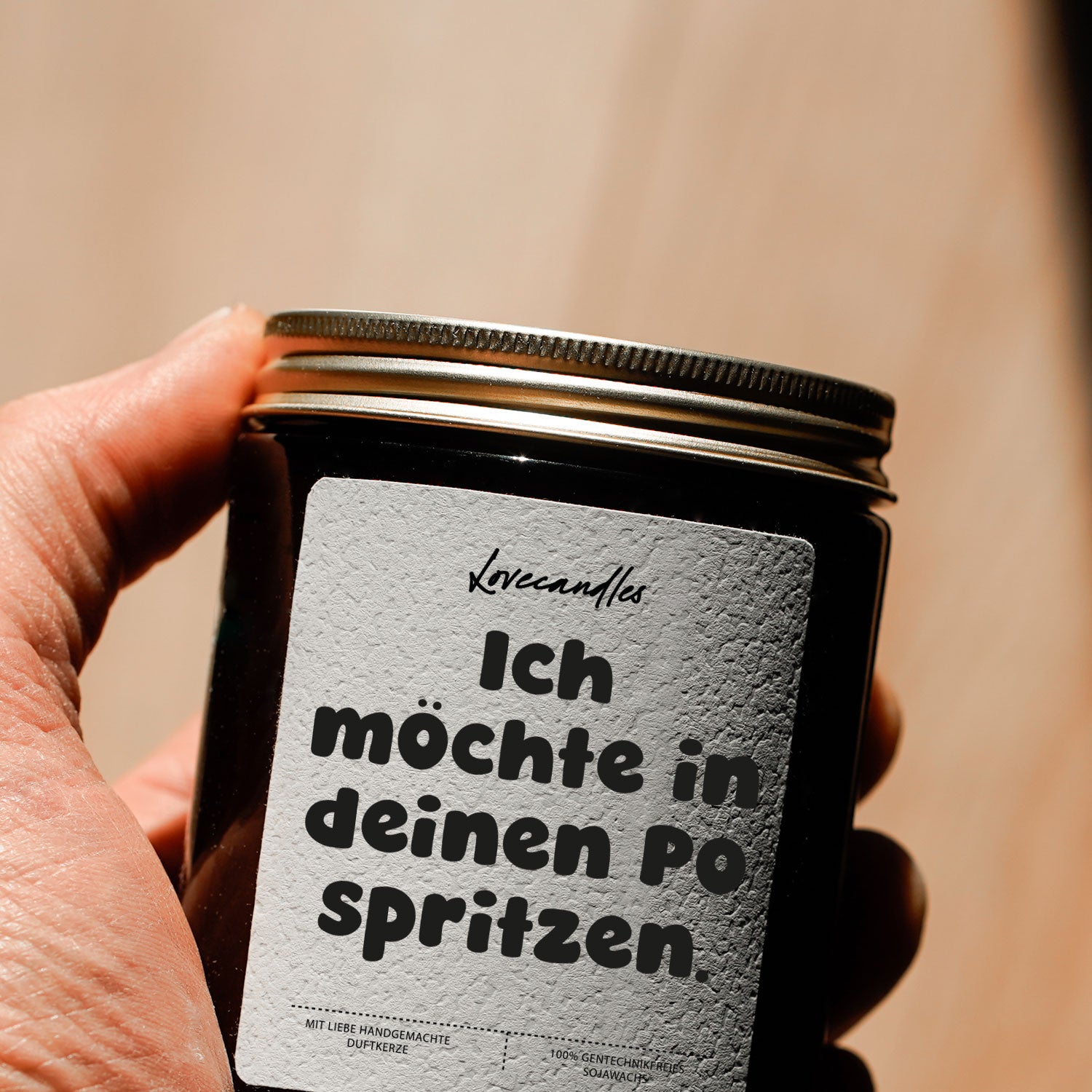Duftkerze - Ich möchte in deinen Po spritzen.