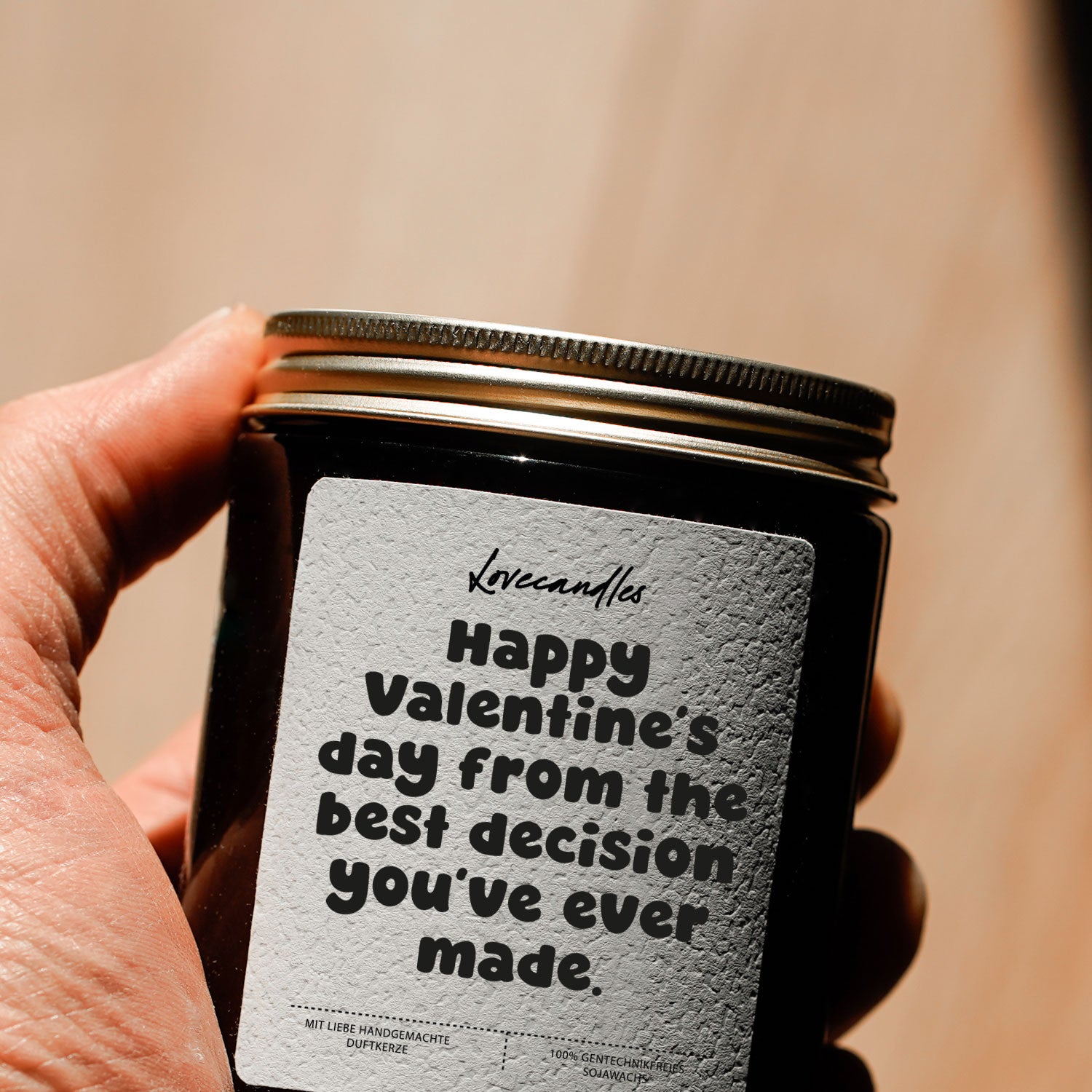 Duftkerze - Happy Valentine’s day from the best decision you’ve ever made.