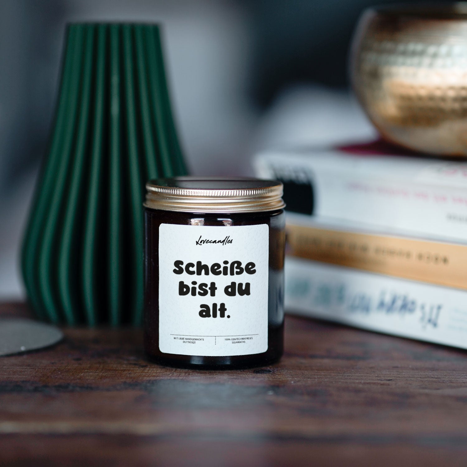 Duftkerze - Scheiße bist du alt.