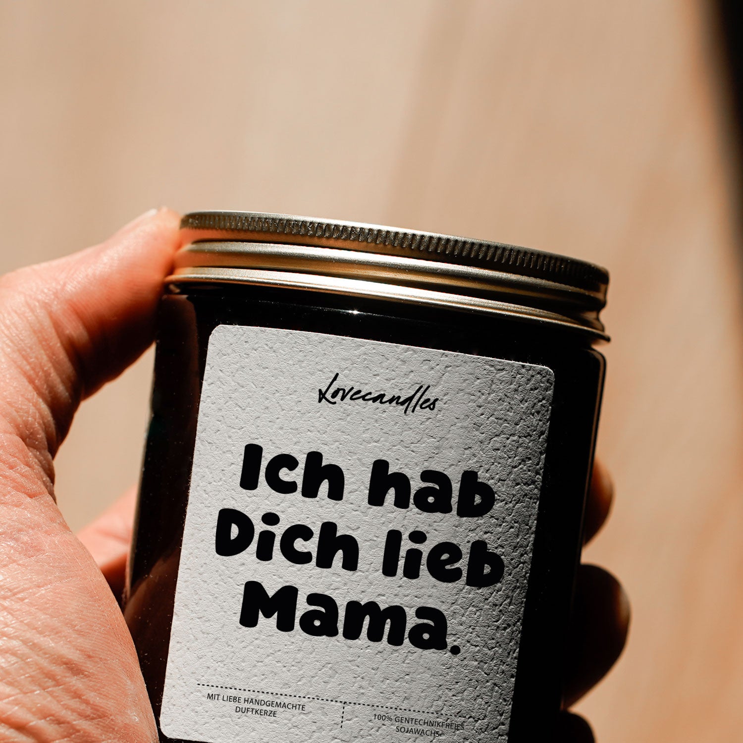 Duftkerze - Ich hab Dich lieb Mama.