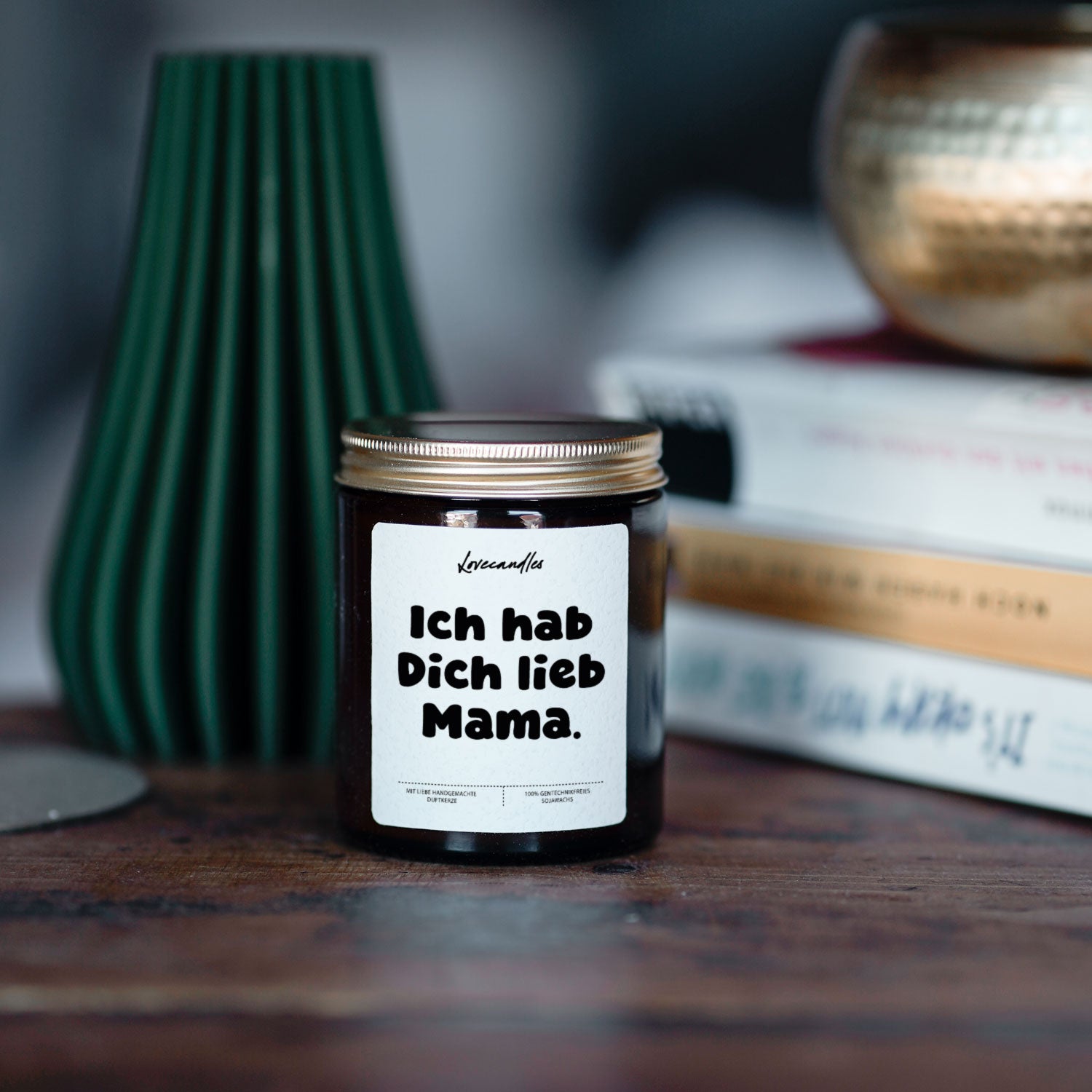 Duftkerze - Ich hab Dich lieb Mama.