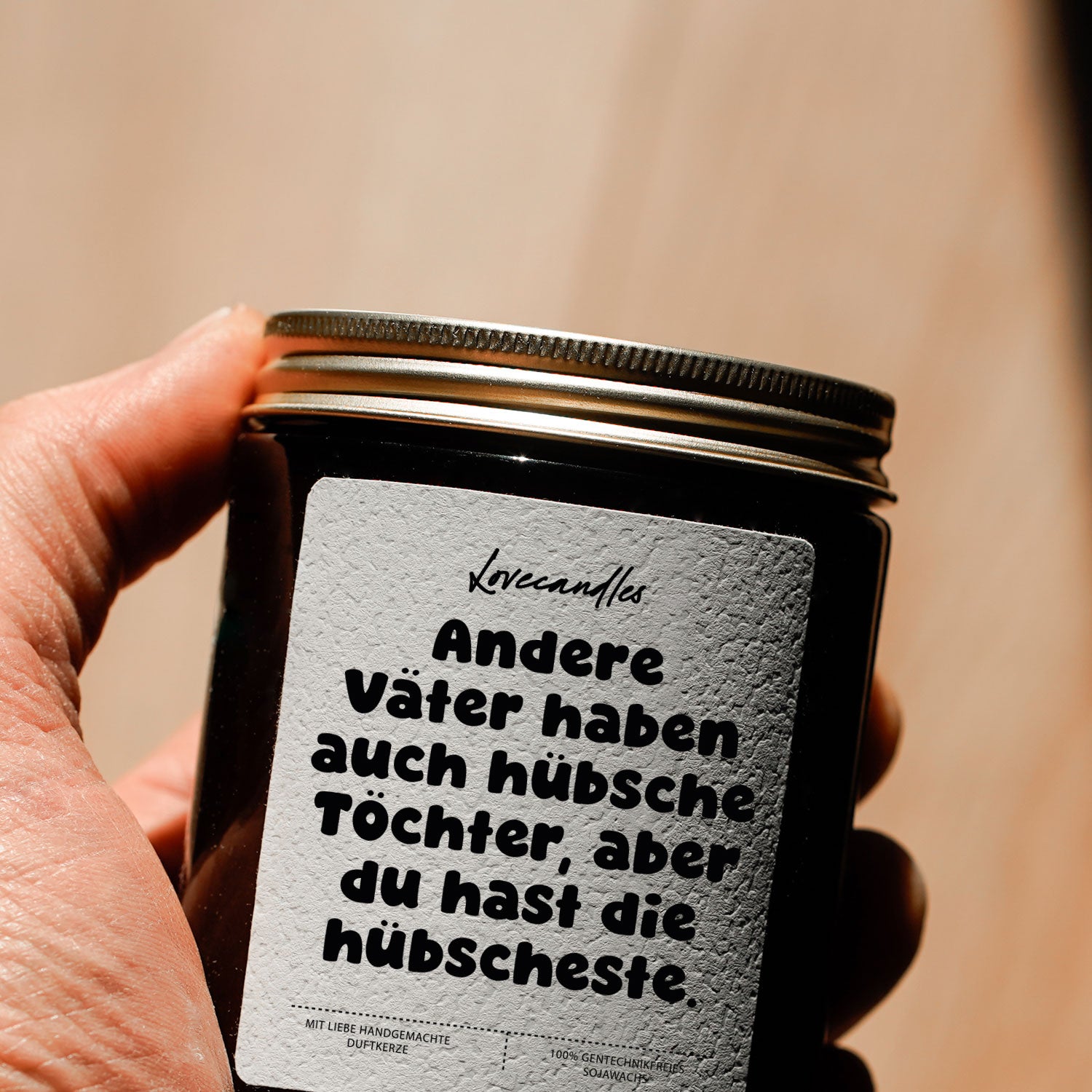 Duftkerze - Andere Väter haben auch hübsche Töchter, aber du hast die hübscheste.