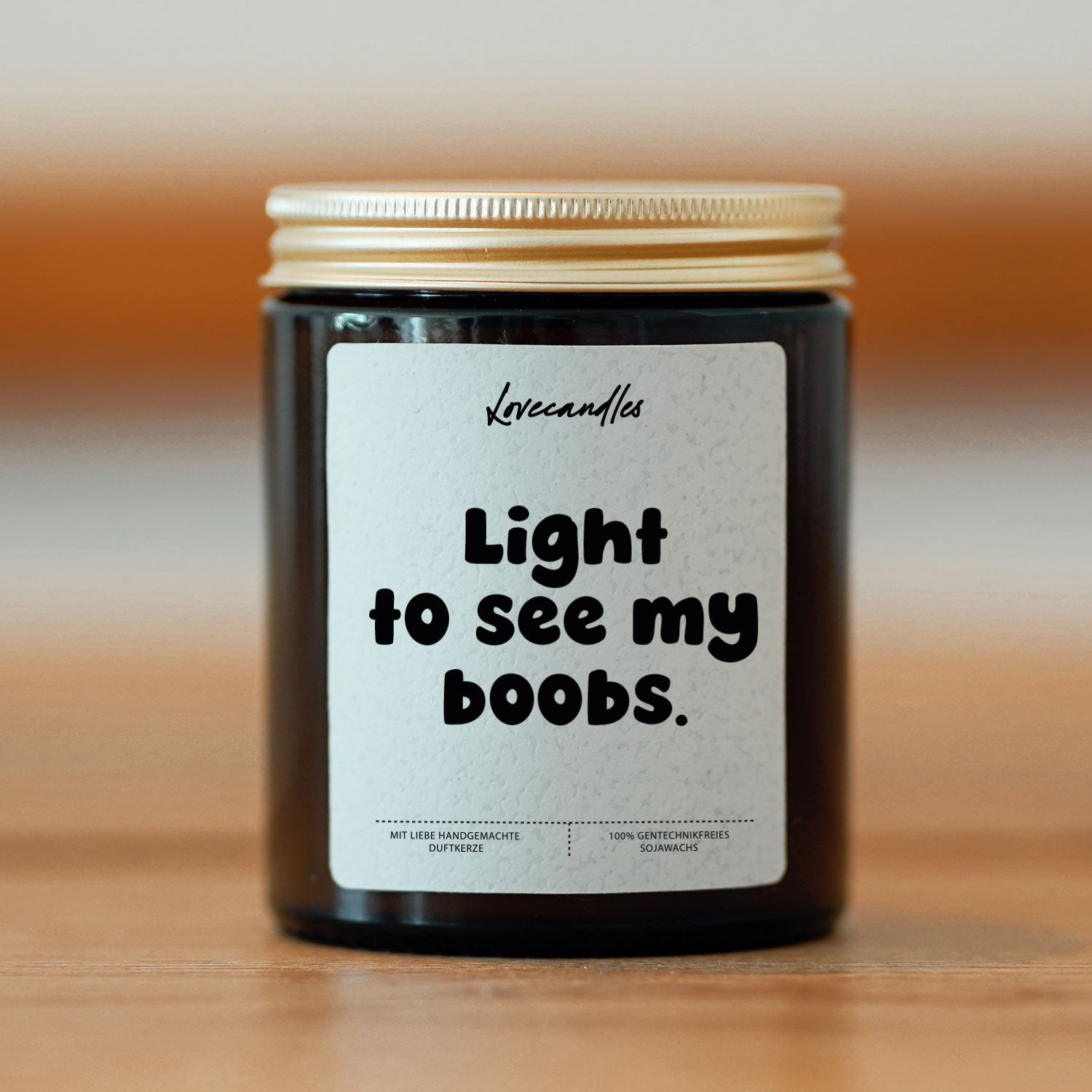 Duftkerze - Light to see my boobs.
