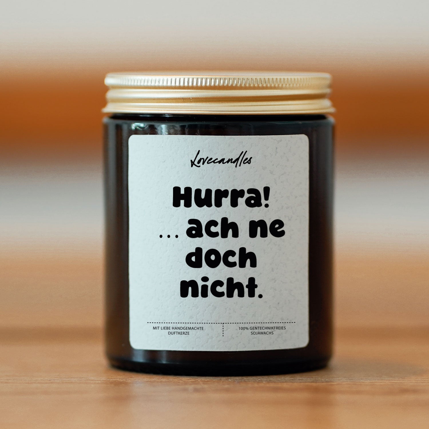 Duftkerze - Hurra! …ach ne doch nicht.