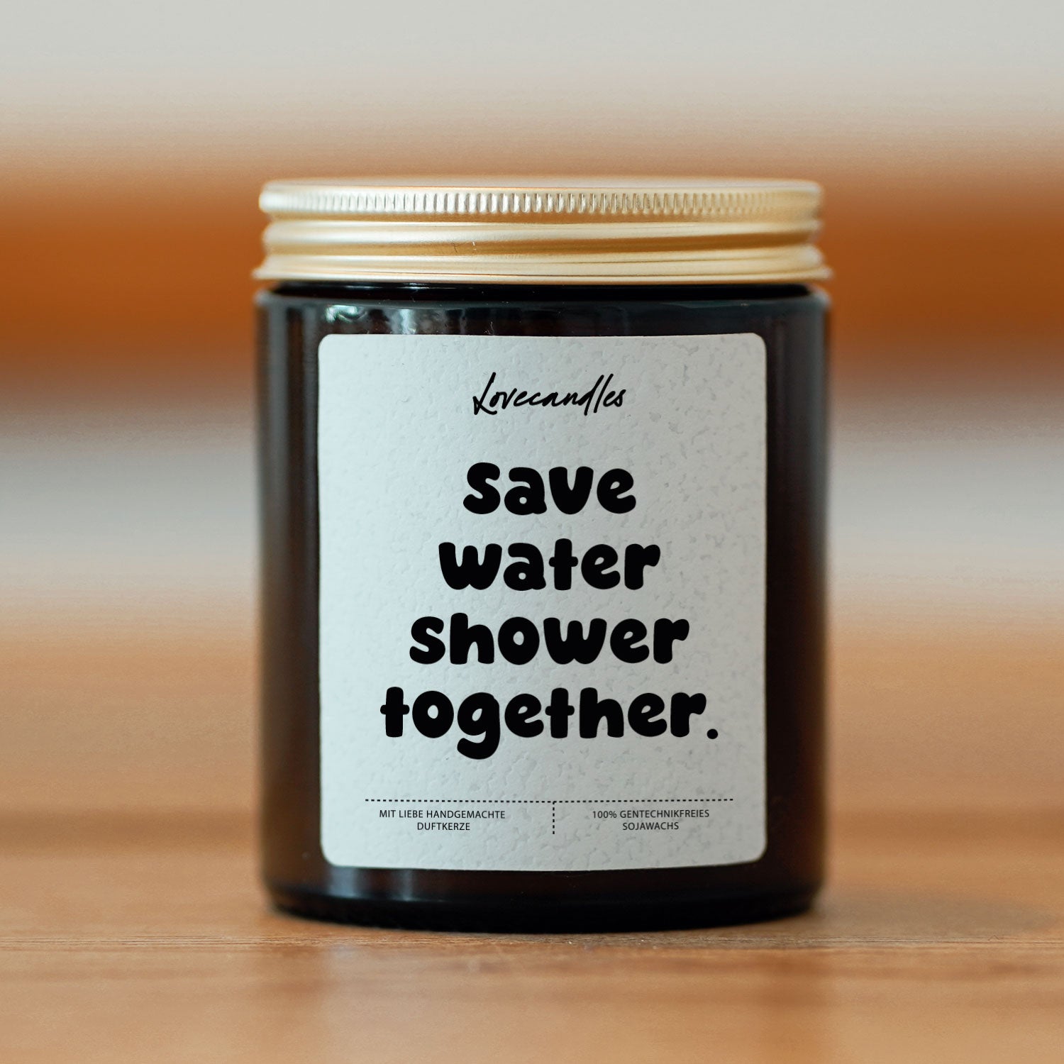 Duftkerze - Save water shower together.