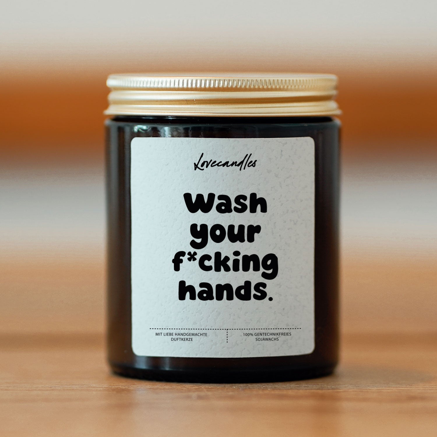 Duftkerze - Wash your f*cking hands.