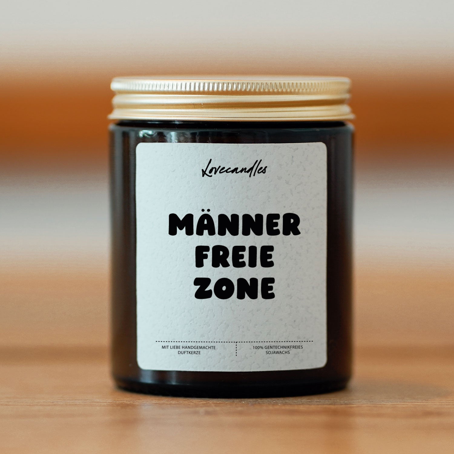 Duftkerze - Männerfreie Zone.