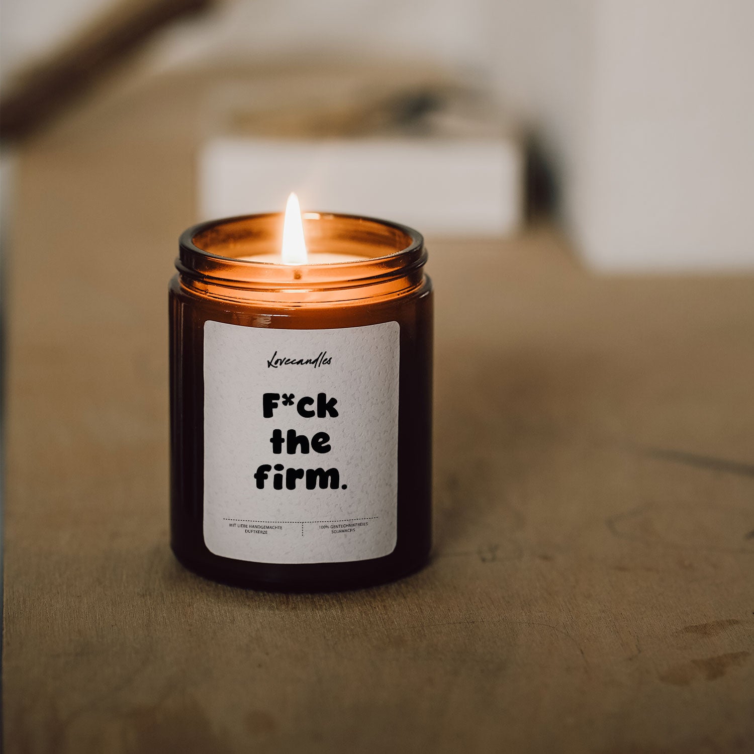 Duftkerze - f*ck the firm.