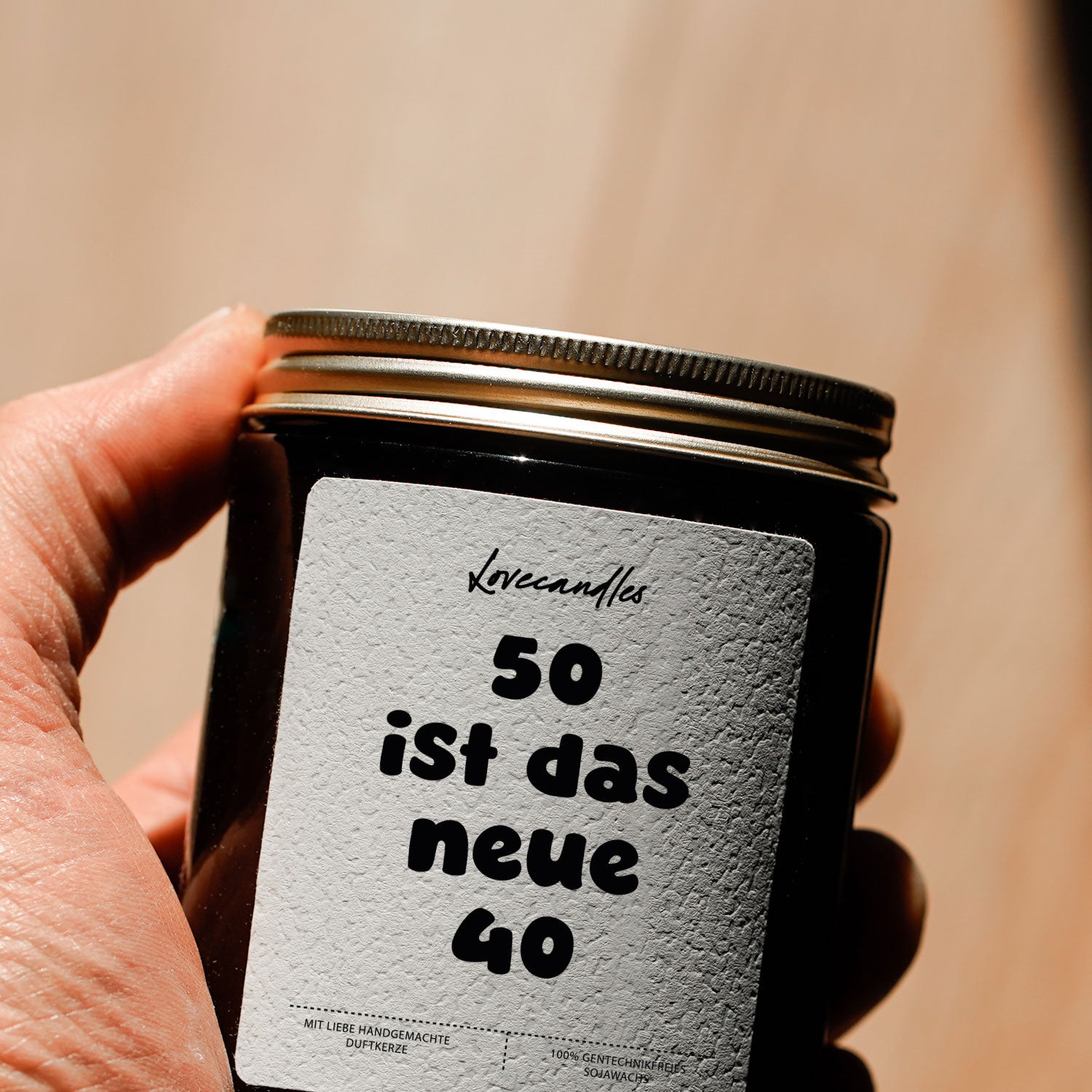 Duftkerze - 50 ist das neue 40