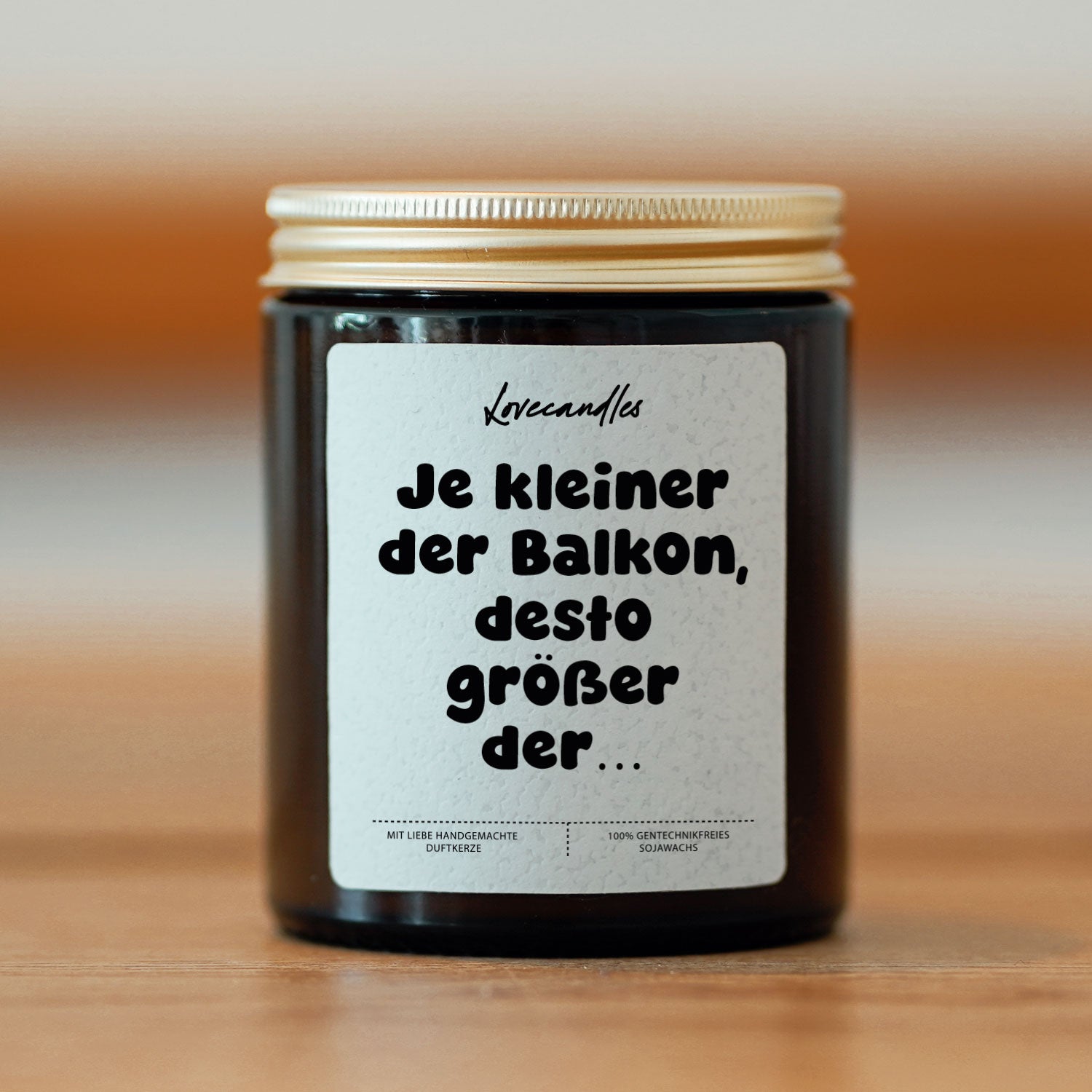 Duftkerze - Je kleiner der Balkon, desto größer der…