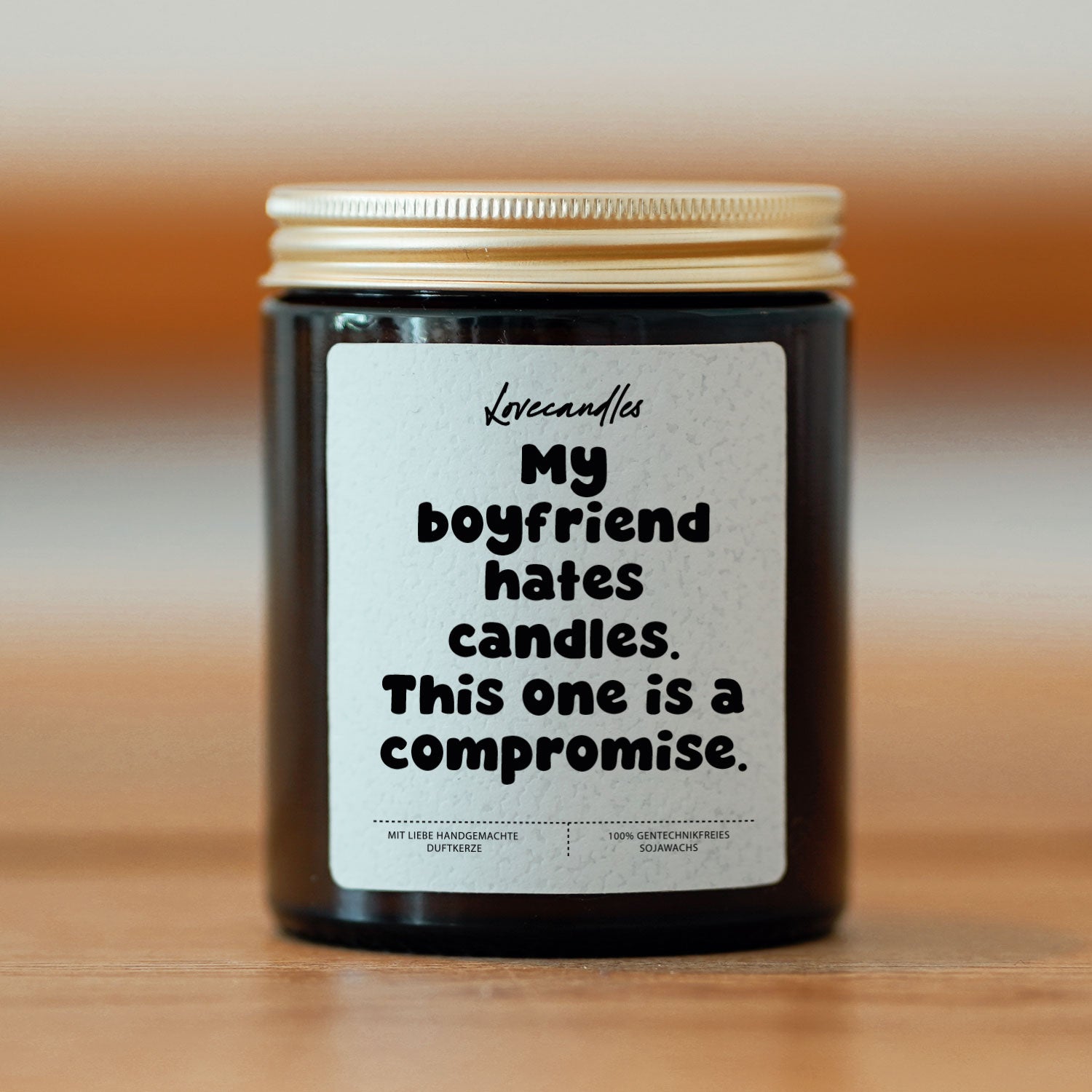 Duftkerze - My boyfriend hates candles. This one is a compromise.