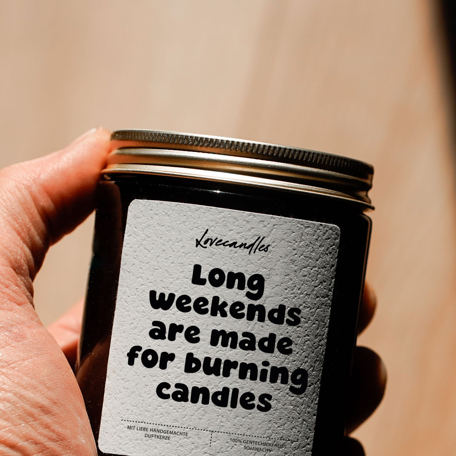 Duftkerze - Long weekends are made for burning candles