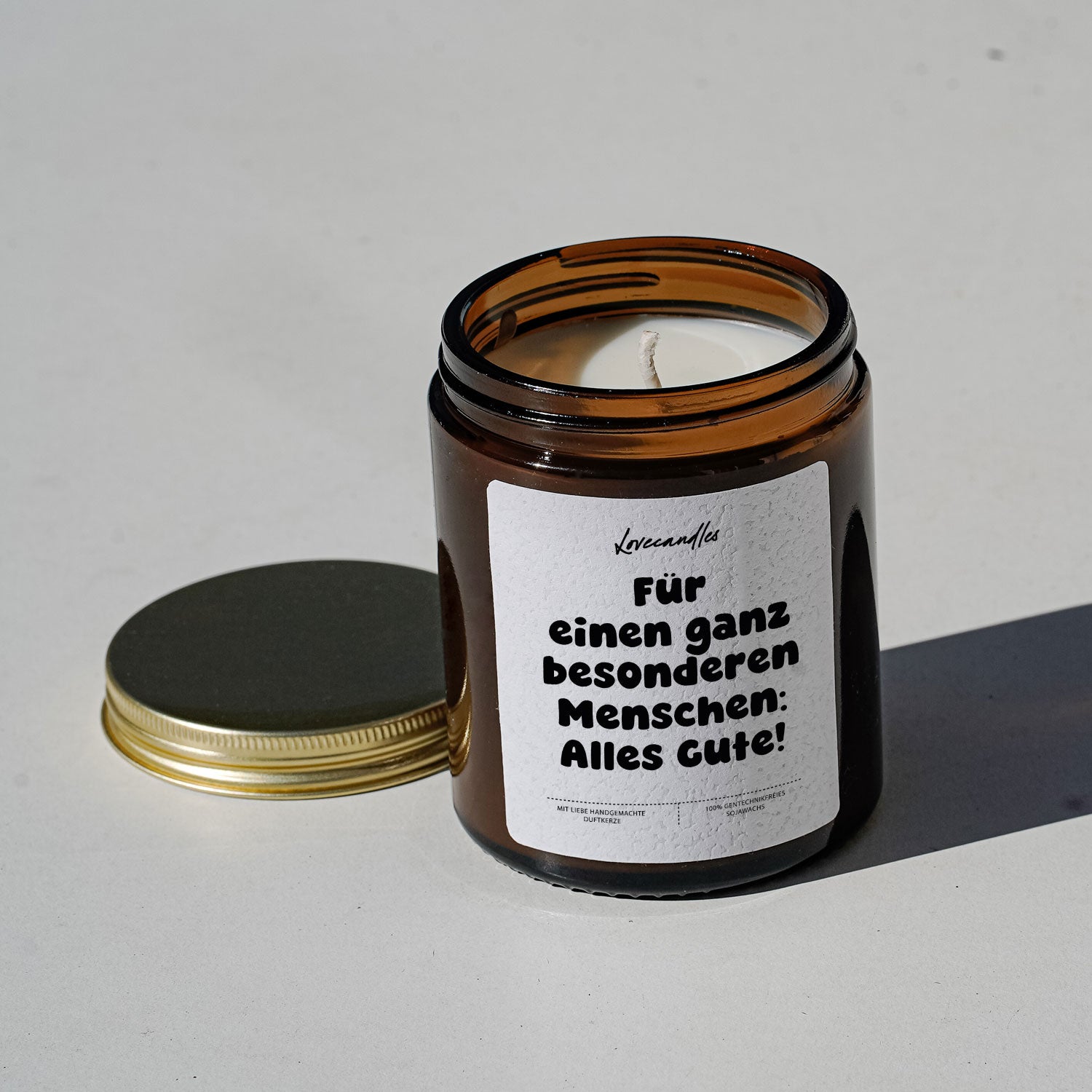 Duftkerze - Für einen ganz besonderen Menschen: Alles Gute!