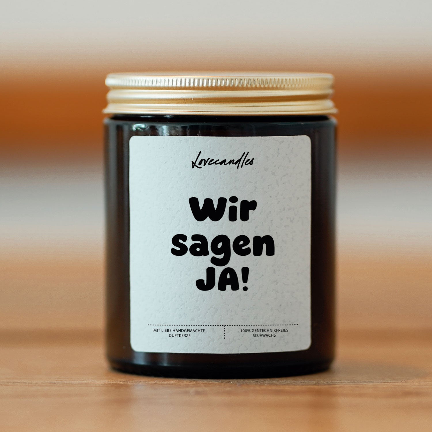 Duftkerze - Wir sagen JA!