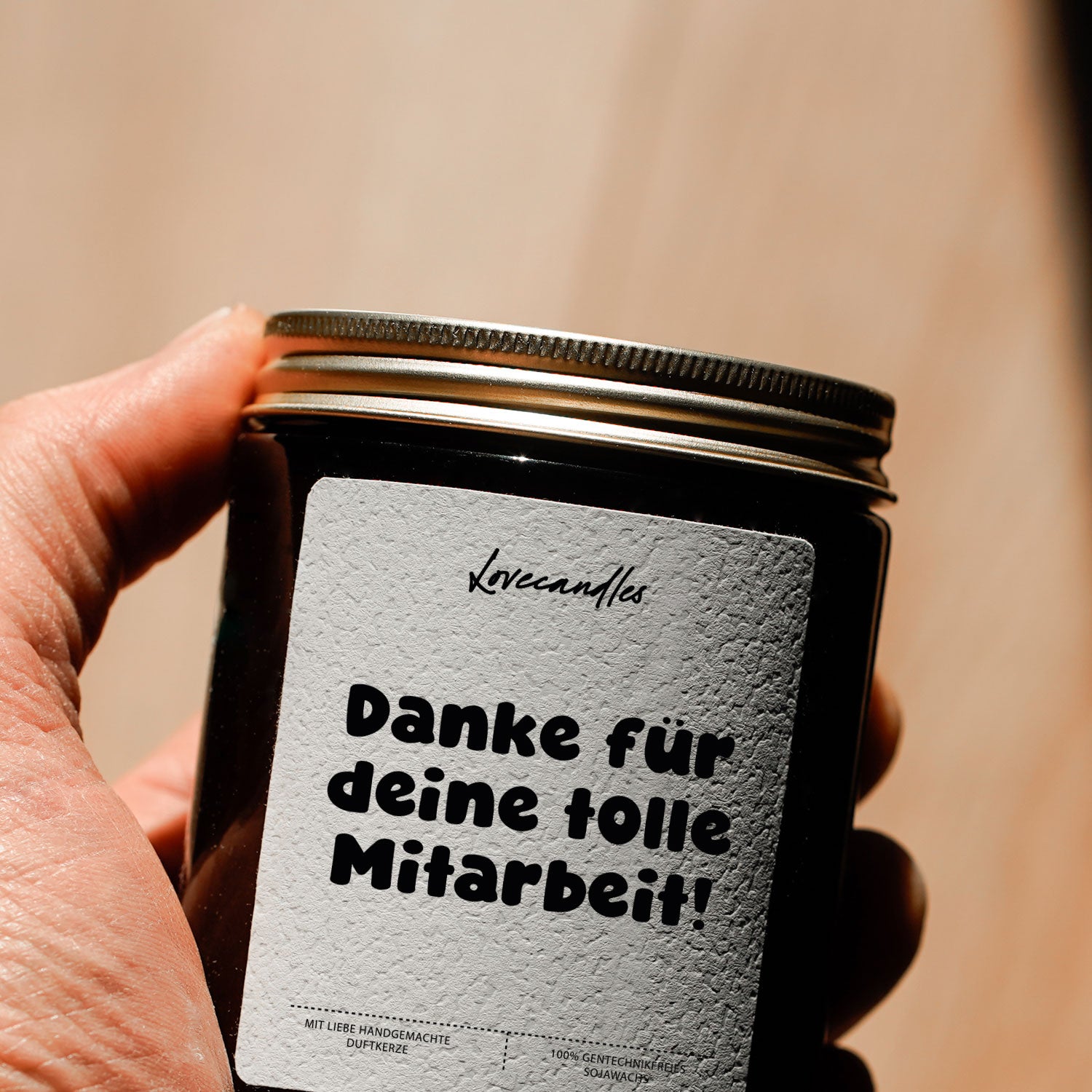 Duftkerze - Danke für deine tolle Mitarbeit!