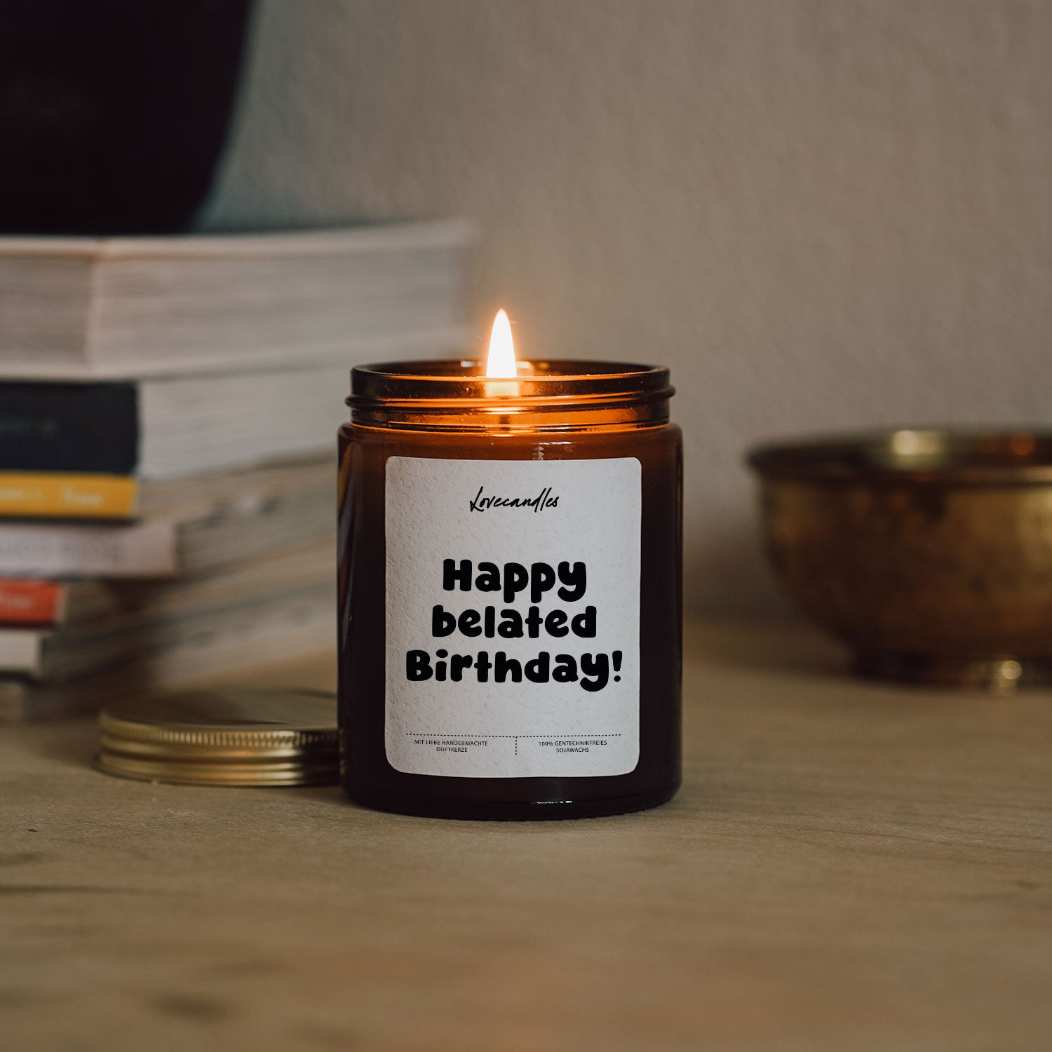 Duftkerze - Happy belated Birthday!