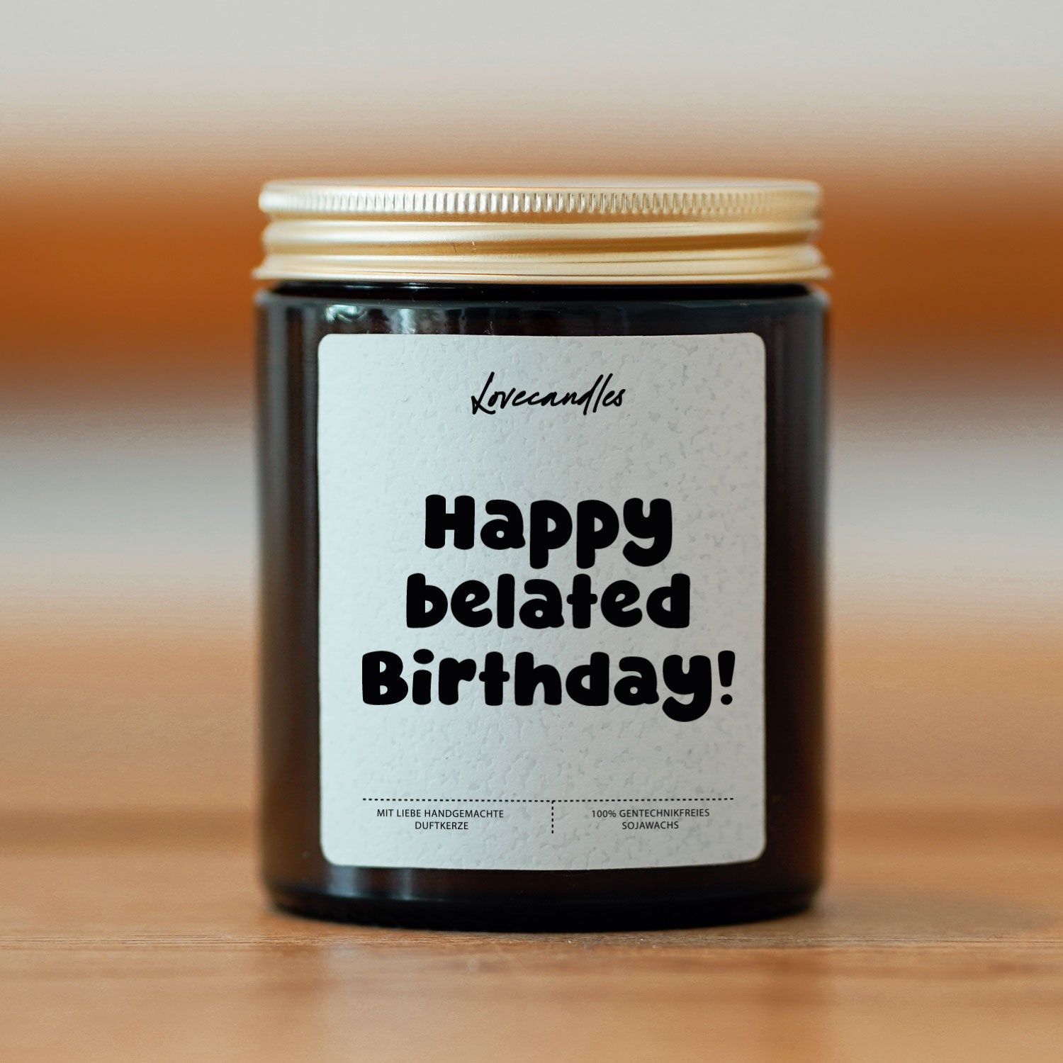 Duftkerze - Happy belated Birthday!