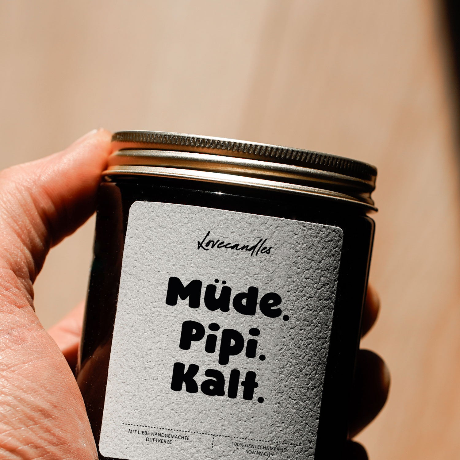 Duftkerze - Müde. Pipi. Kalt.