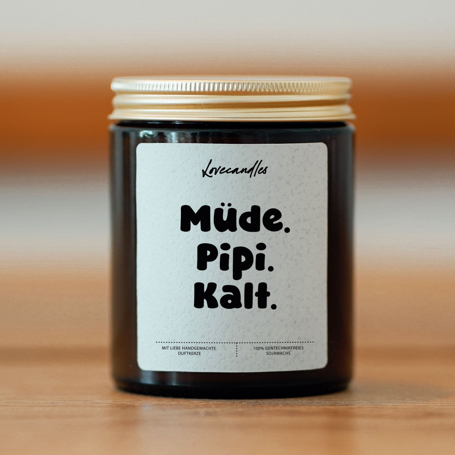 Duftkerze - Müde. Pipi. Kalt.
