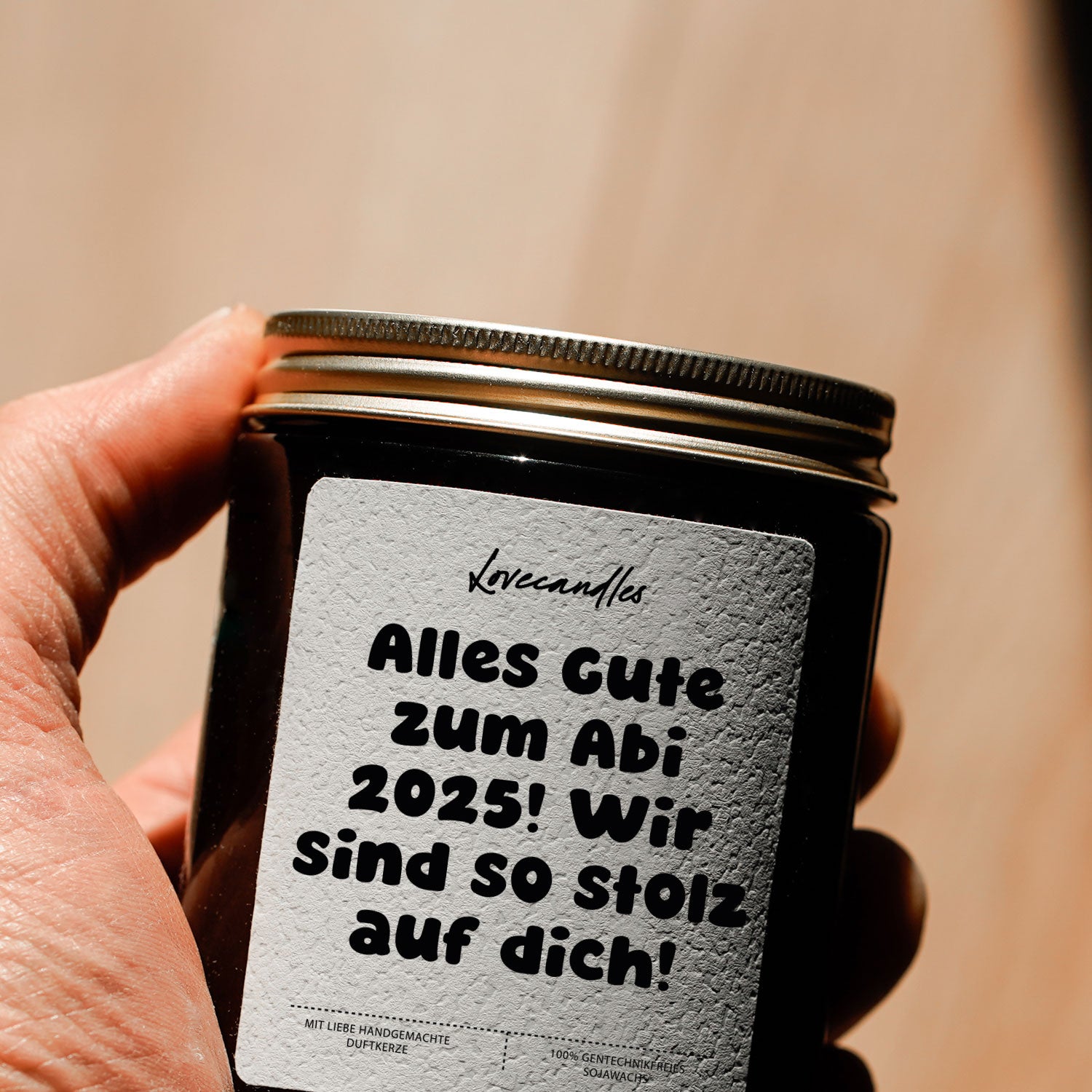 Duftkerze - Alles Gute zum Abi 2025! Wir sind so stolz auf dich