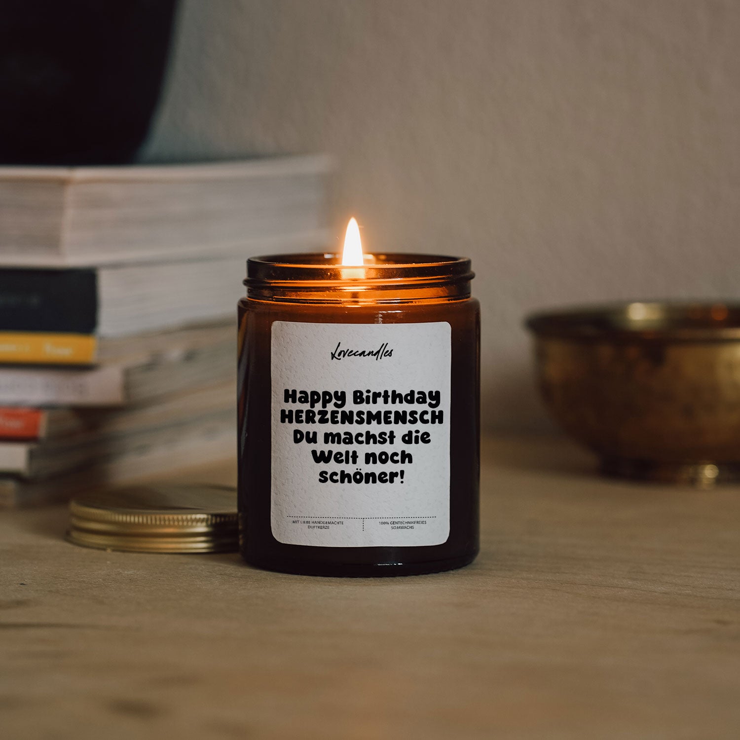 Duftkerze - Happy Birthday
HERZENSMENSCH
Du machst die Welt noch schöner!