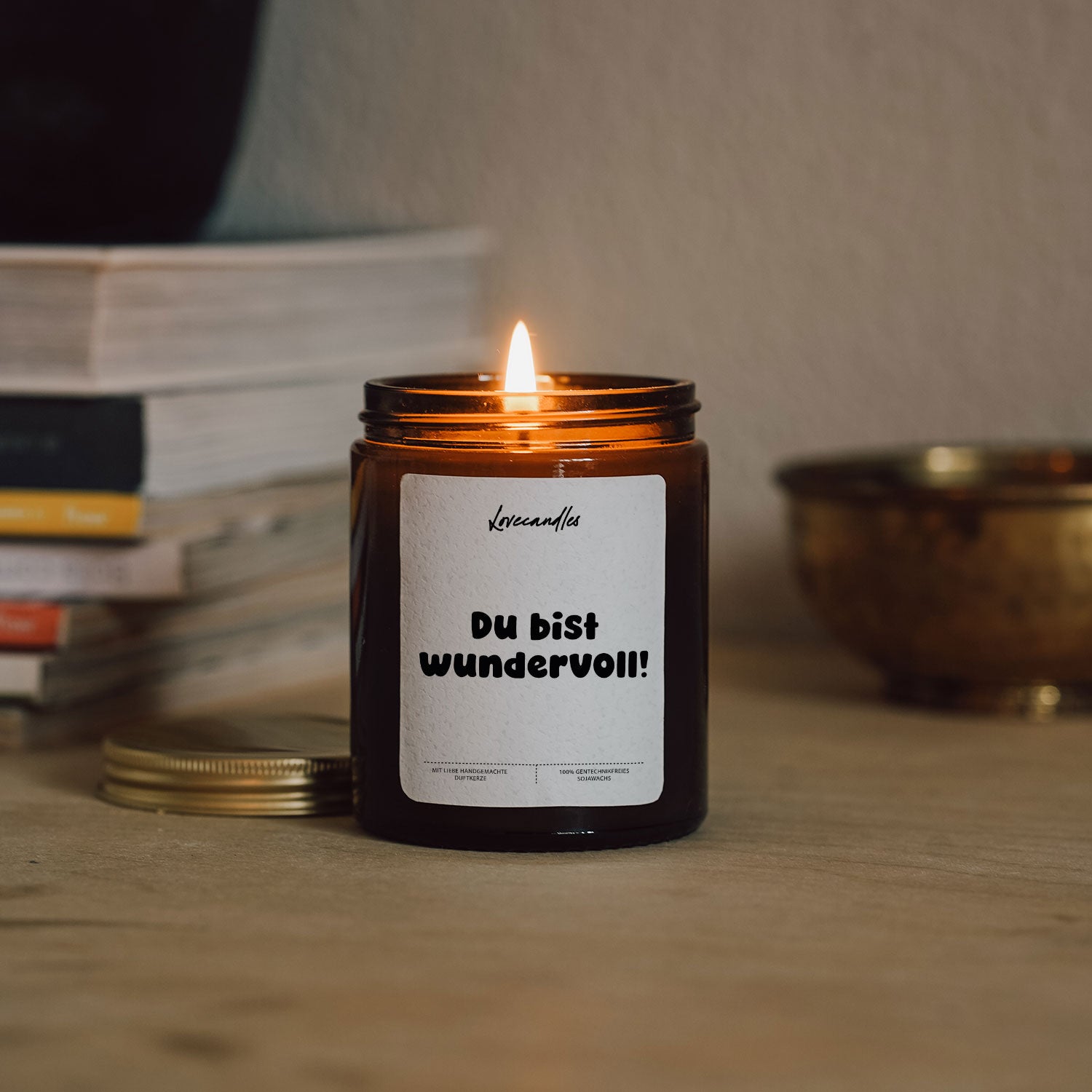 Duftkerze - du bist wundervoll!