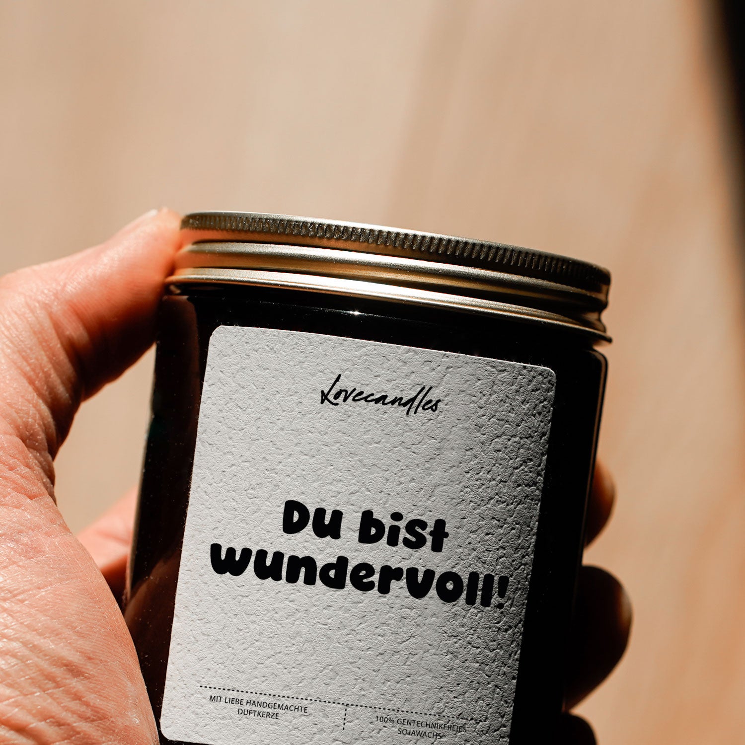 Duftkerze - du bist wundervoll!