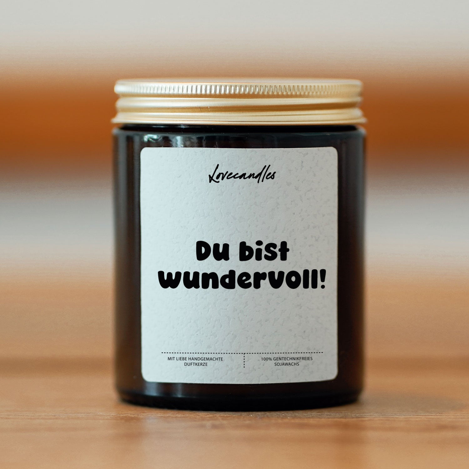 Duftkerze - du bist wundervoll!