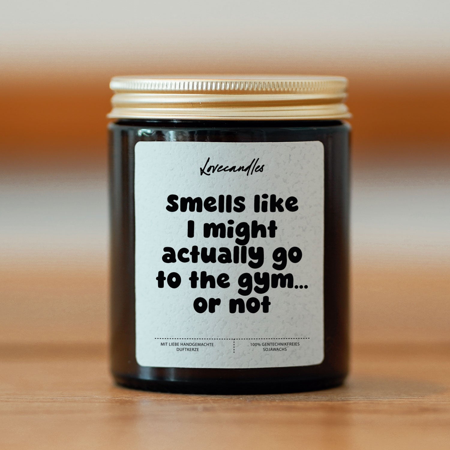 Duftkerze - Smells like I might actually go to the gym... or not