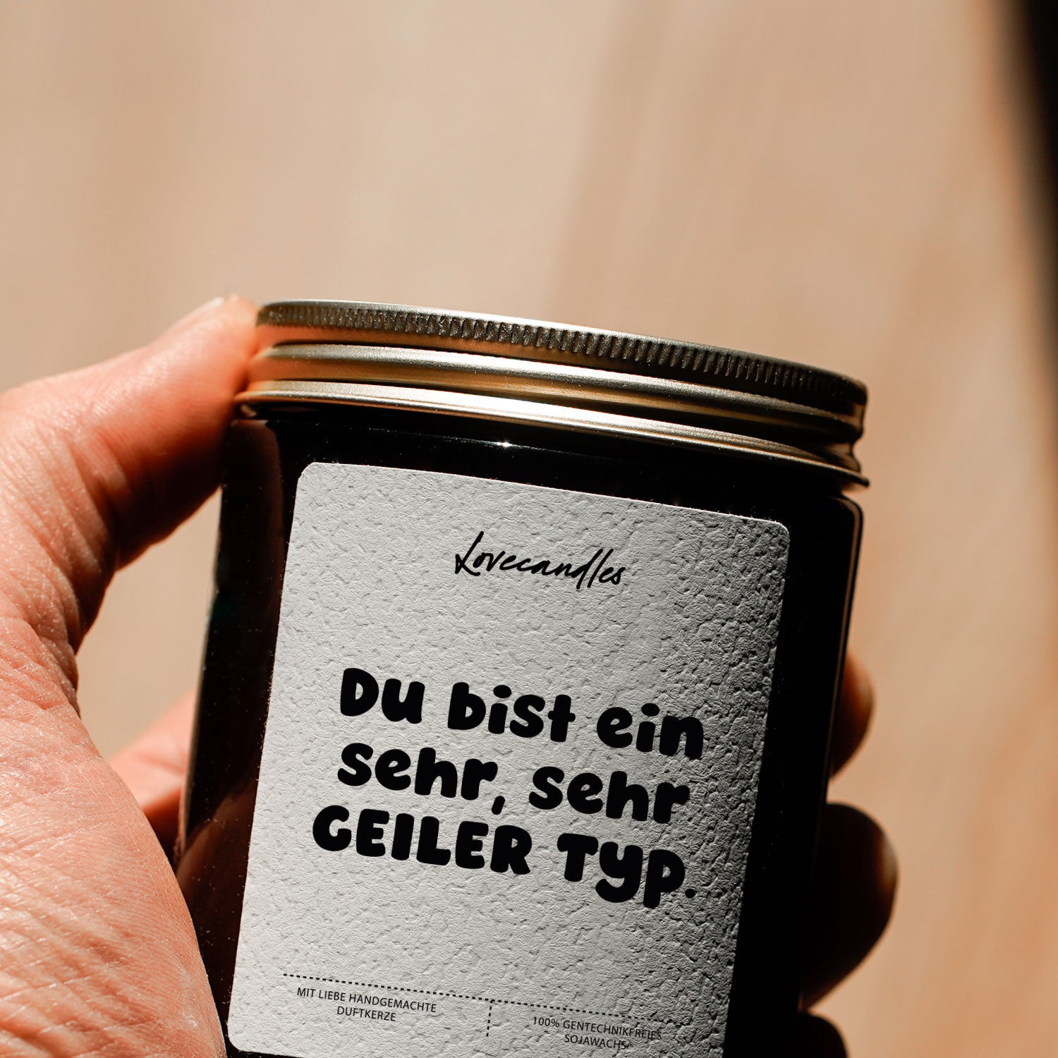 Duftkerze - Du bist ein sehr, sehr GEILER Typ.