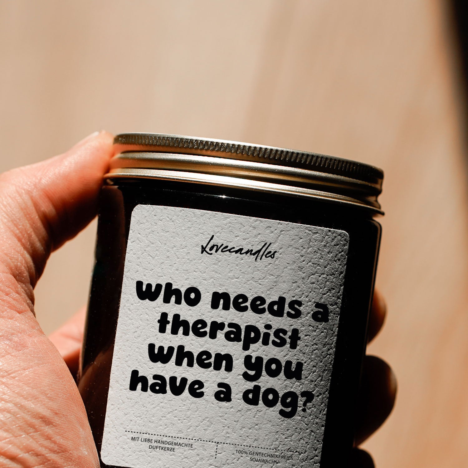 Duftkerze - who needs a therapist when you have a dog?