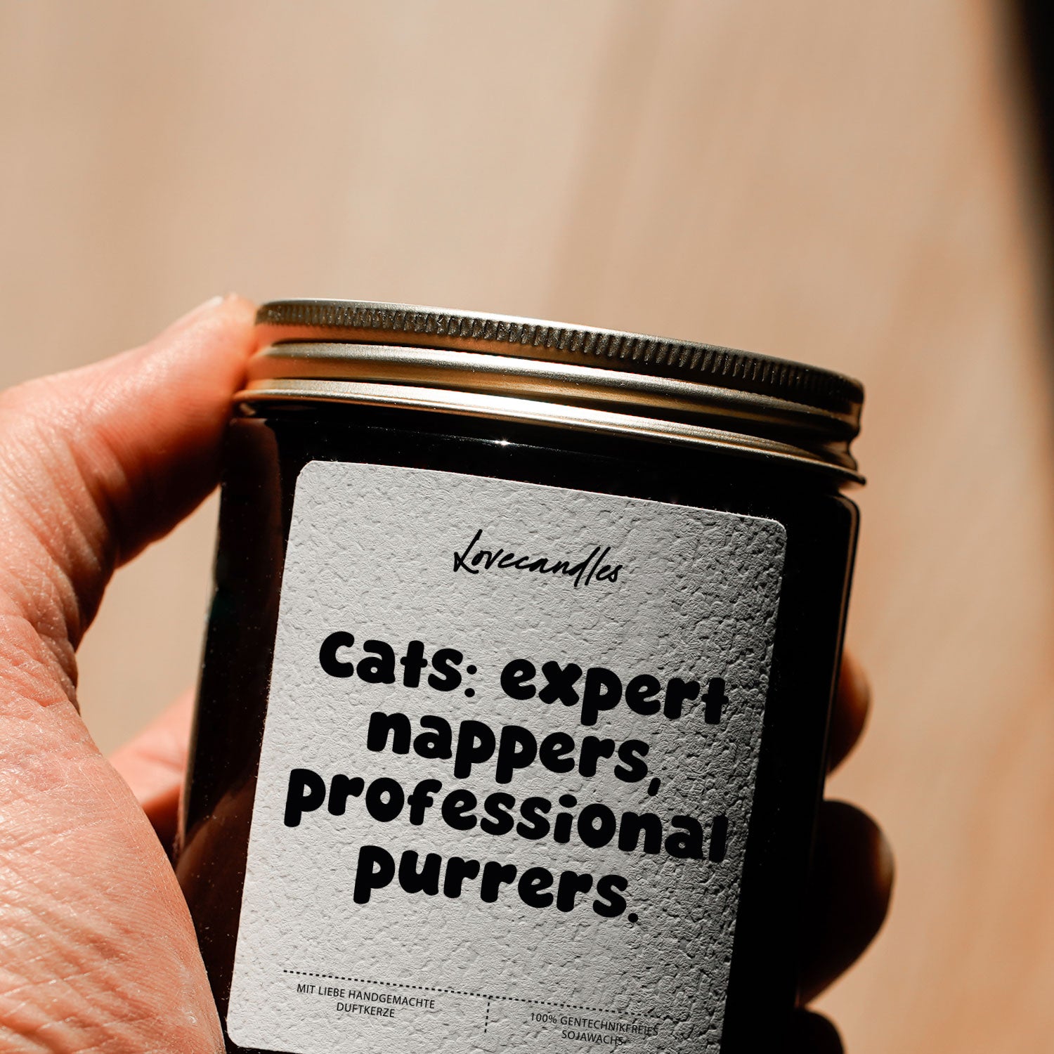 Duftkerze - Cats: expert nappers, professional purrers.