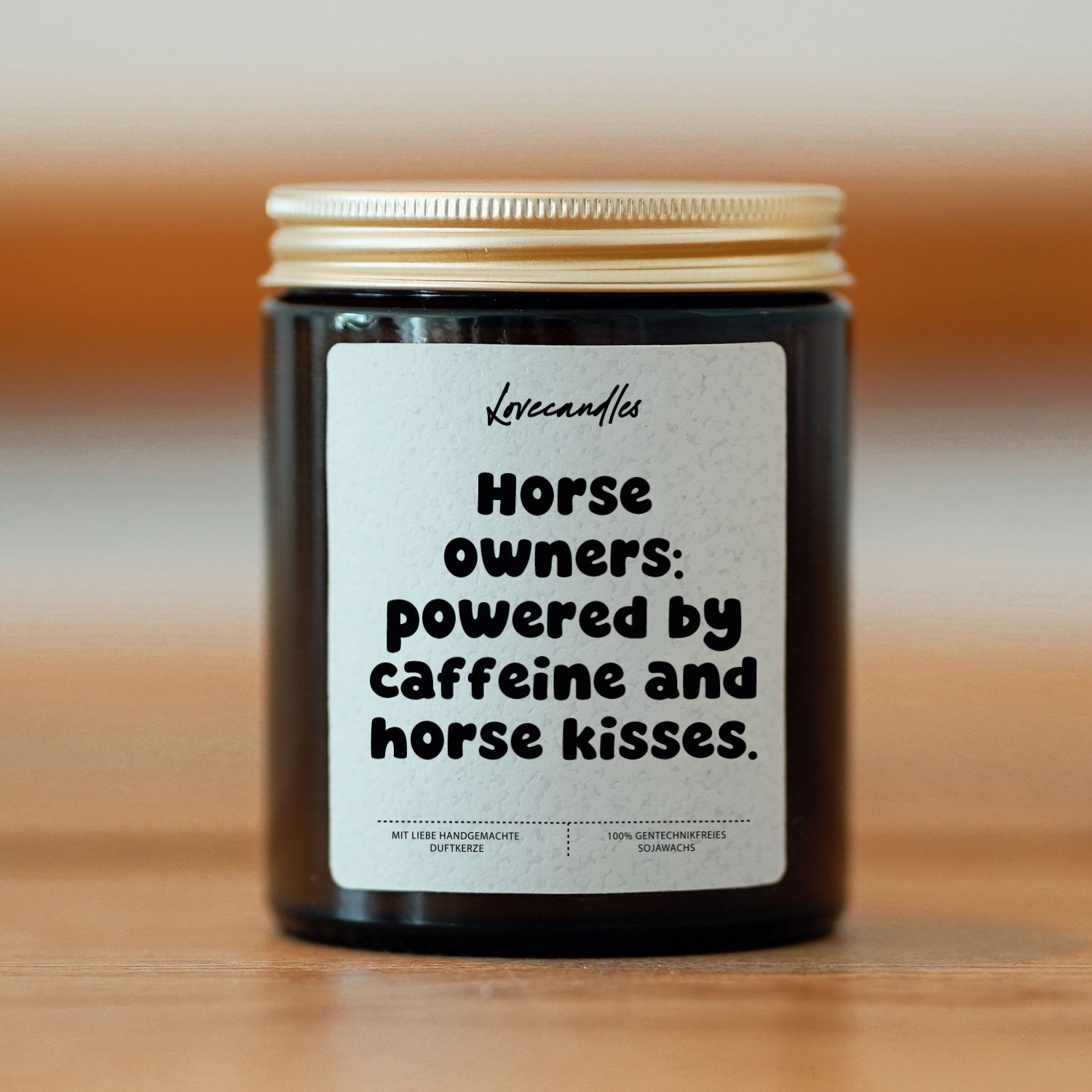 Duftkerze - Horse owners: powered by caffeine and horse kisses.