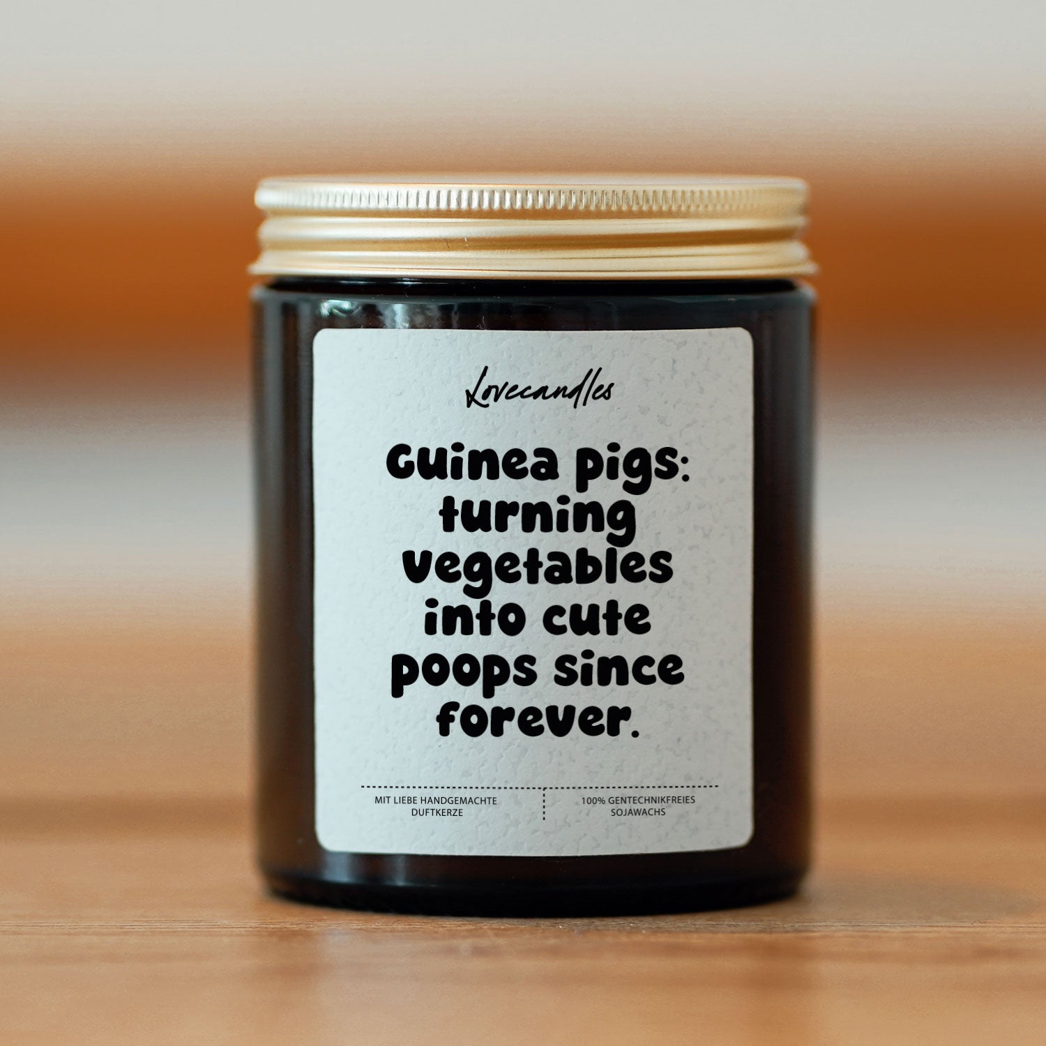 Duftkerze - Guinea pigs: turning vegetables into cute poops since forever.